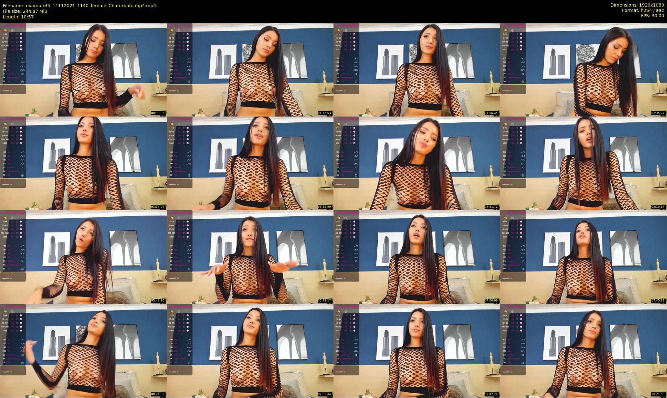 evamoretti — 11 minute Chaturbate female cam show recording, 1080p, Nov 11, 2021
