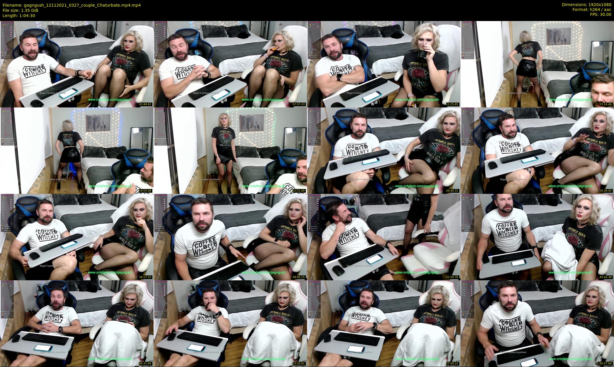 gagngush — 65 minute Chaturbate couple cam show recording, 1080p, Nov 12, 2021