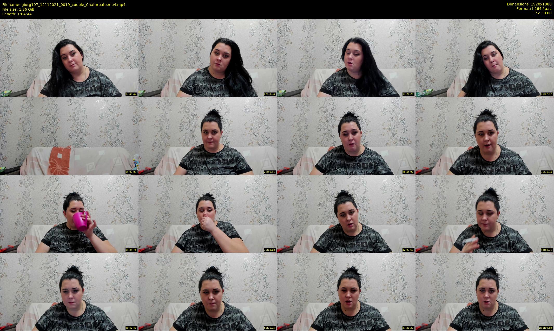 giorg107 — 65 minute Chaturbate couple cam show recording, 1080p, Nov 12, 2021