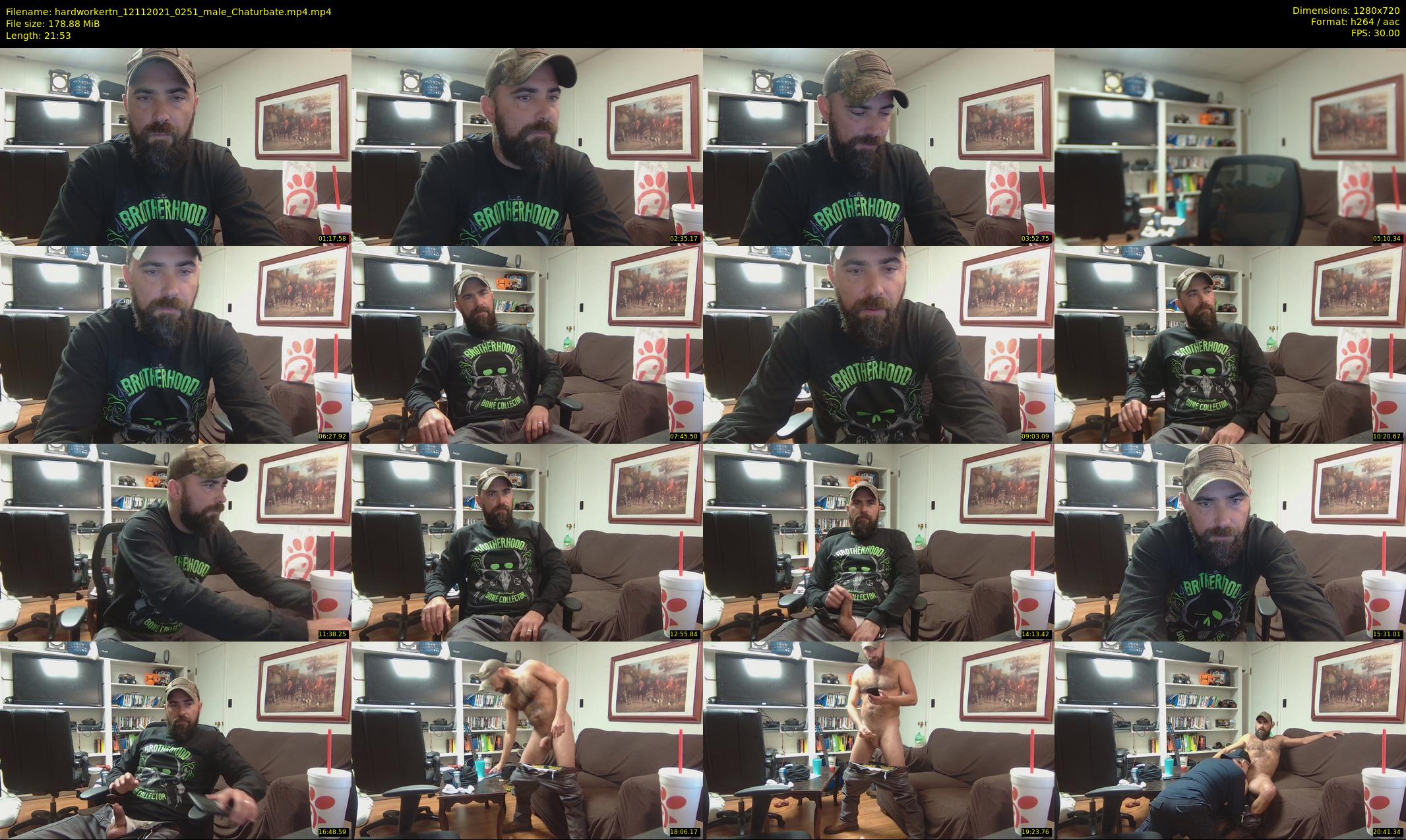 hardworkertn — 22 minute Chaturbate male cam show recording, 720p, Nov 12, 2021