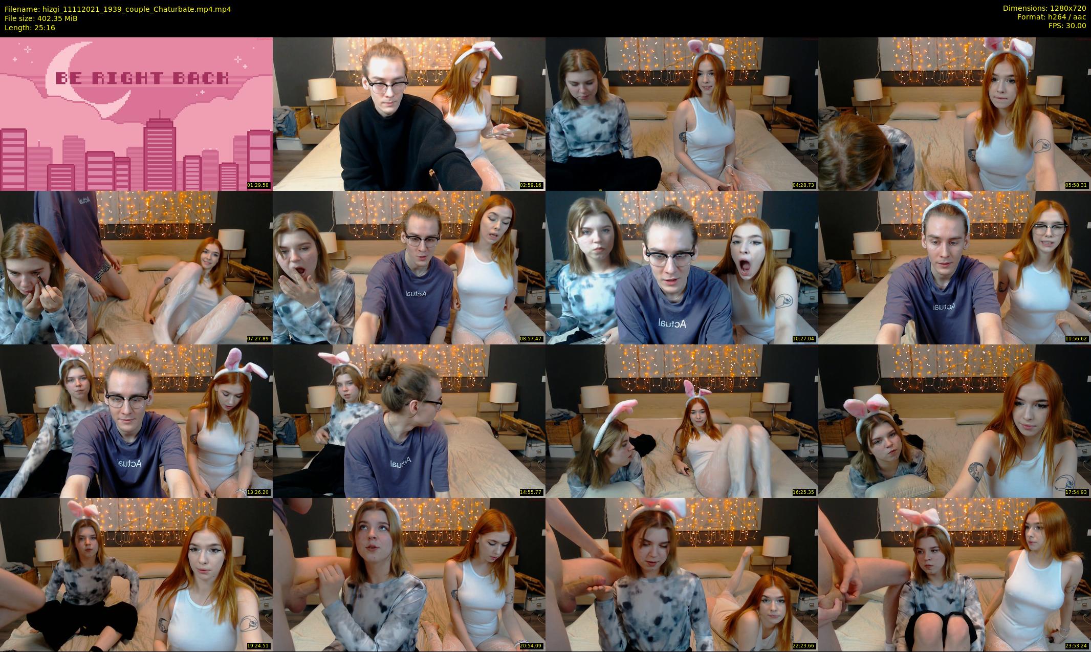 hizgi — 26 minute Chaturbate couple cam show recording, 720p, Nov 11, 2021