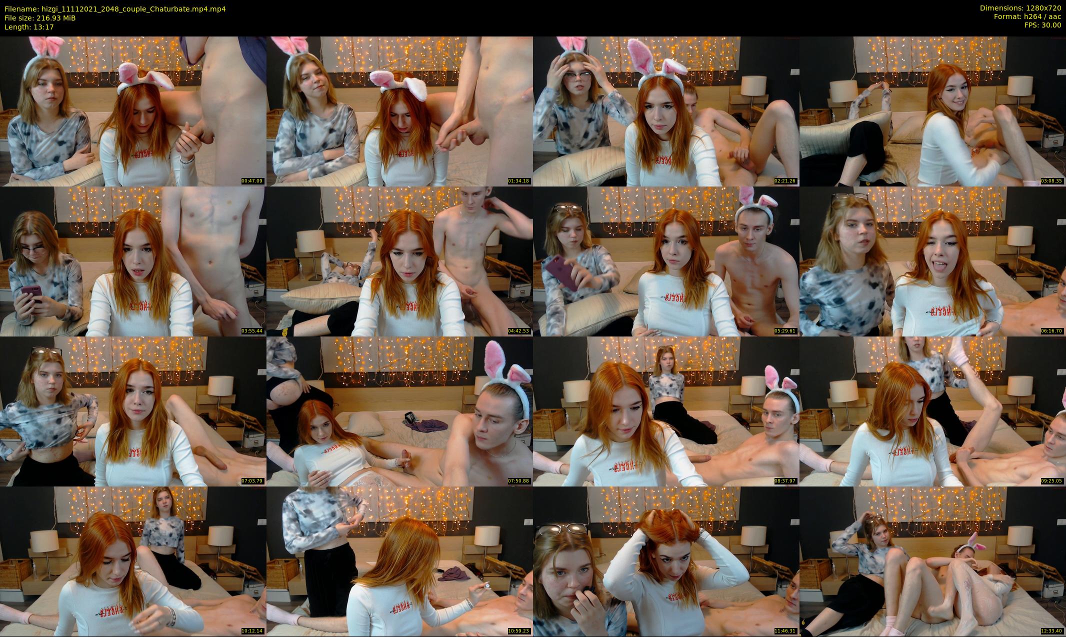 hizgi — 14 minute Chaturbate couple cam show recording, 720p, Nov 11, 2021