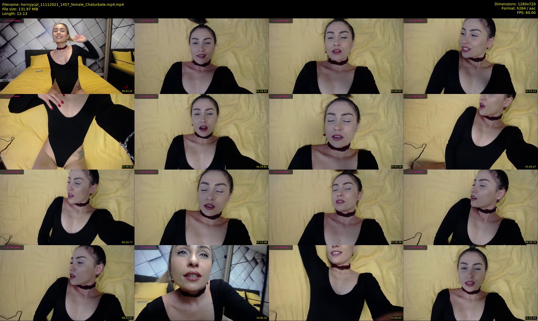 hornyycpl — 13 minute Chaturbate couple cam show recording, 720p, Nov 11, 2021