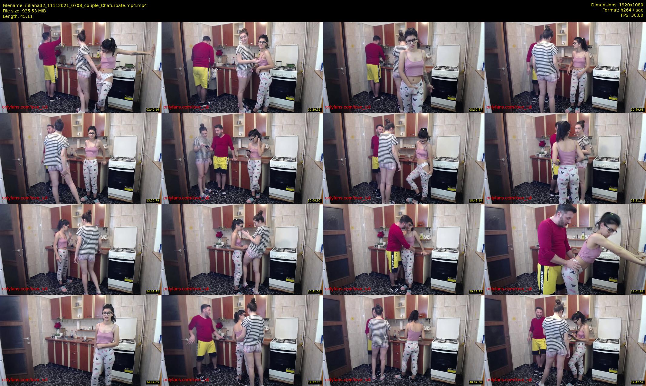 iuliana32 — 46 minute Chaturbate couple cam show recording, 1080p, Nov 11, 2021