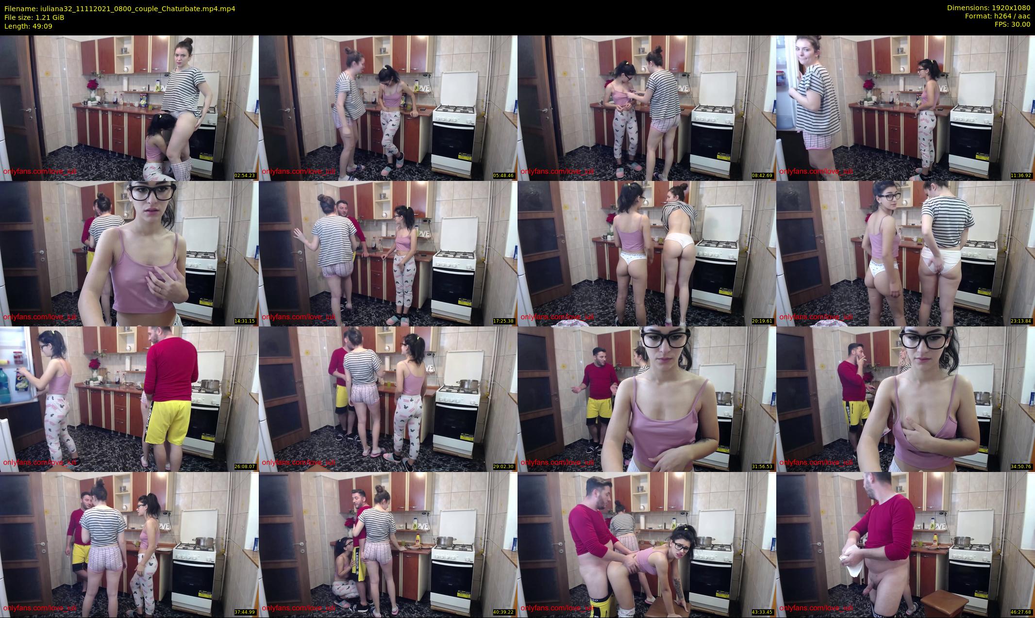 iuliana32 — 50 minute Chaturbate couple cam show recording, 1080p, Nov 11, 2021