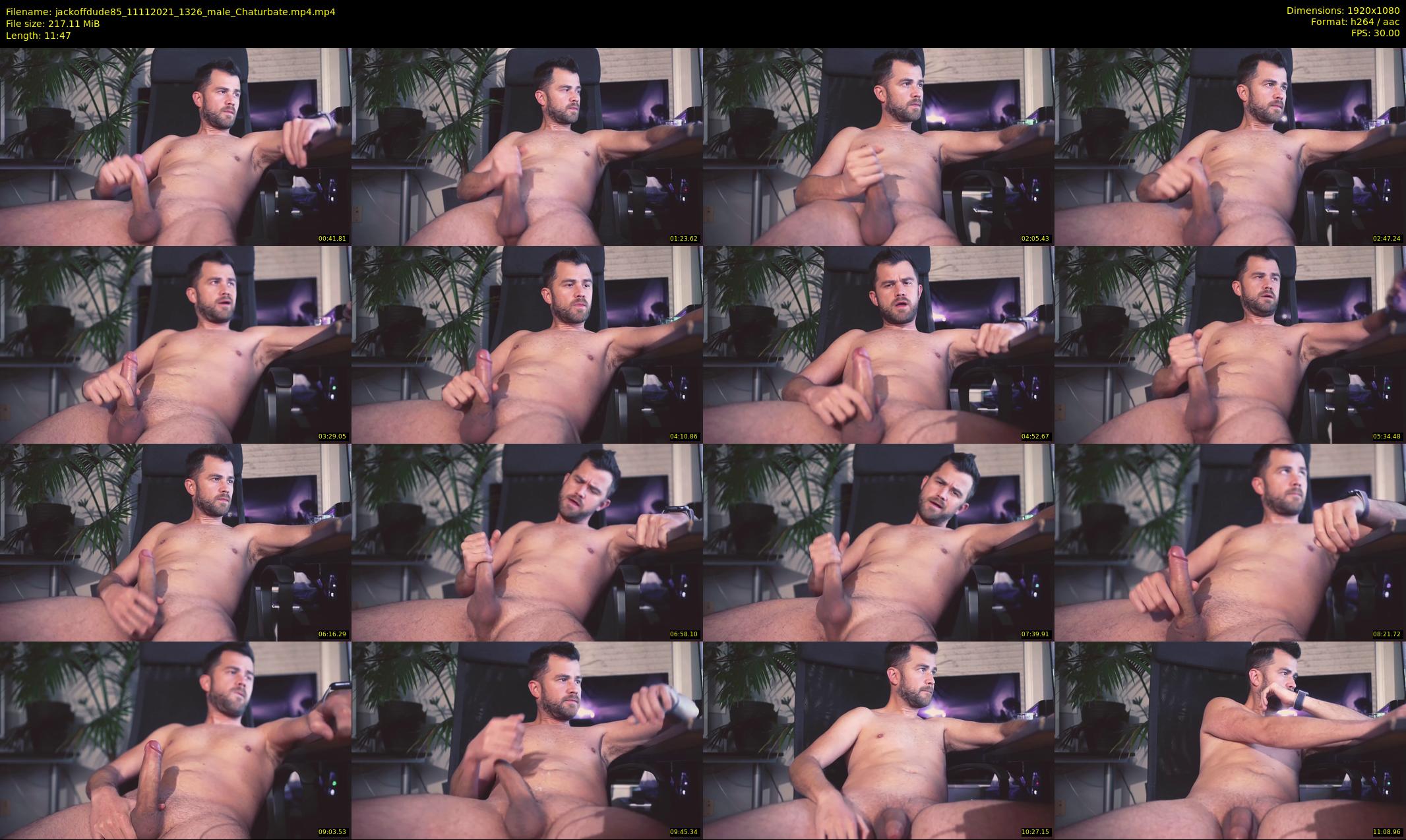 jackoffdude85 — 12 minute Chaturbate male cam show recording, 1080p, Nov 11, 2021