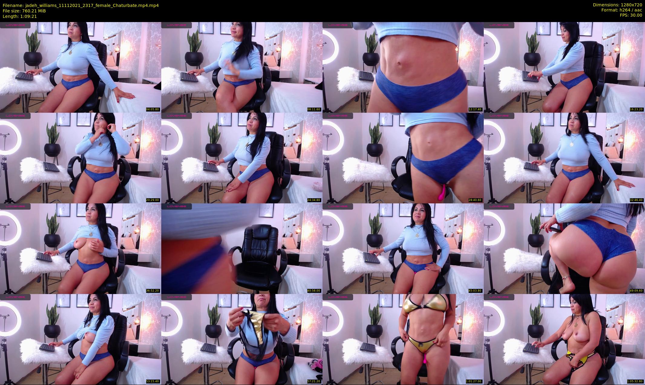 jadeh_williams — 70 minute Chaturbate female cam show recording, 720p, Nov 11, 2021