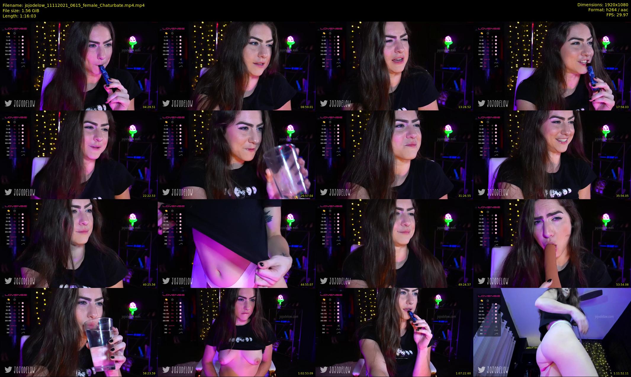 jojodelow — 77 minute Chaturbate female cam show recording, 1080p, Nov 11, 2021