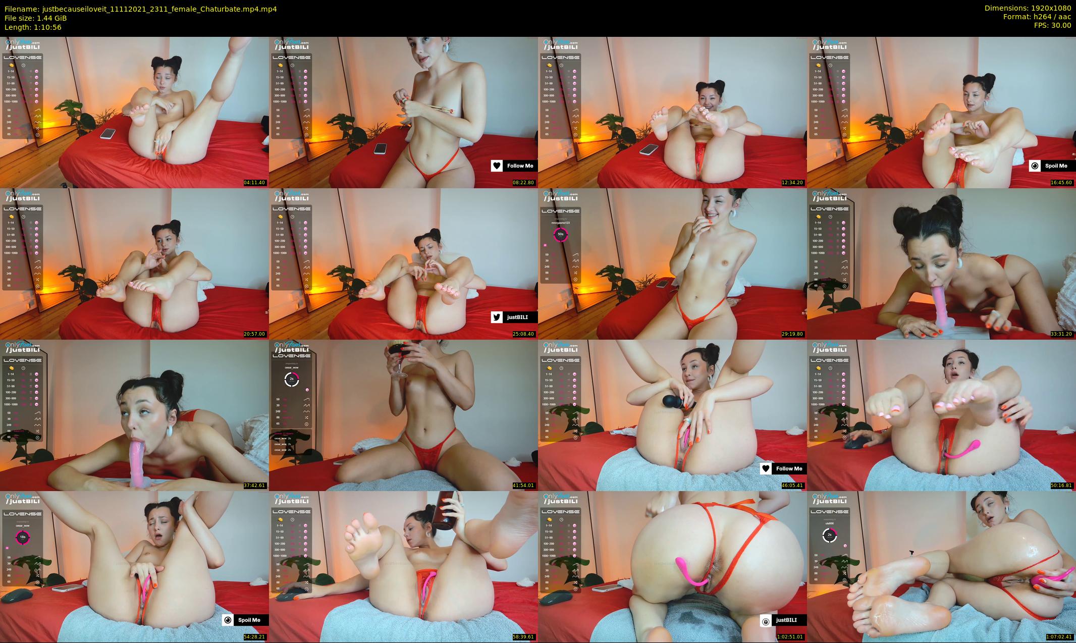 justbecauseiloveit — 71 minute Chaturbate female cam show recording, 1080p, Nov 11, 2021