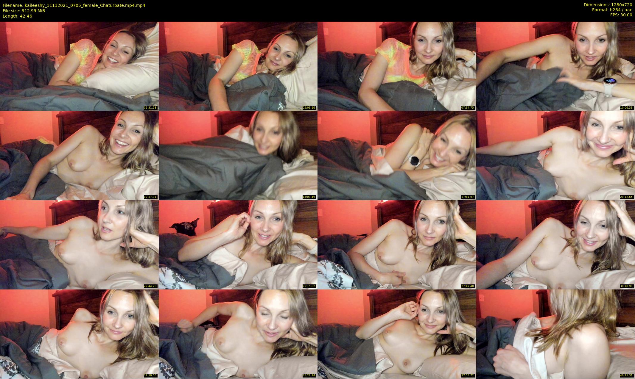 kaileeshy — 43 minute Chaturbate female cam show recording, 720p, Nov 11, 2021