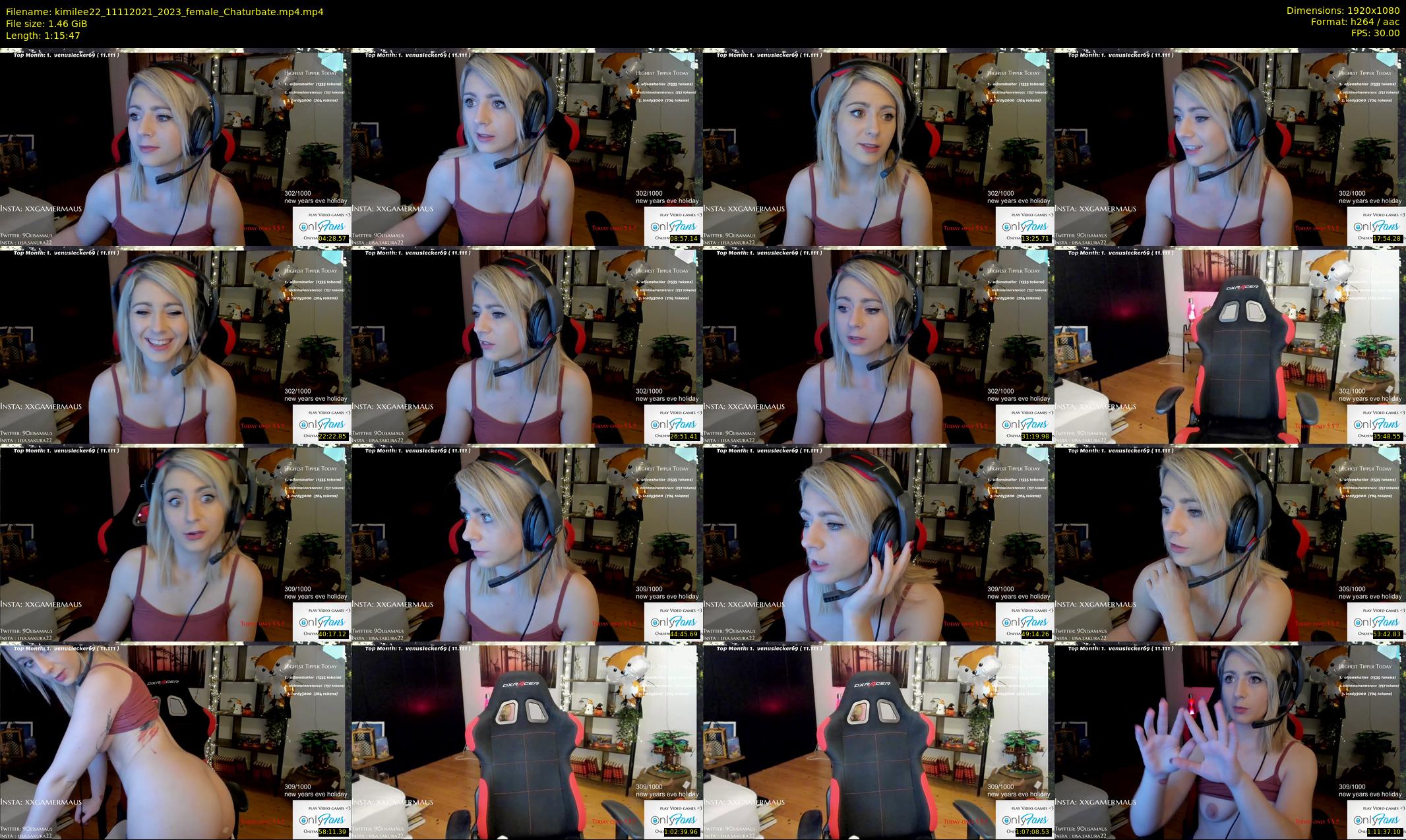 kimilee22 — 76 minute Chaturbate female cam show recording, 1080p, Nov 11, 2021