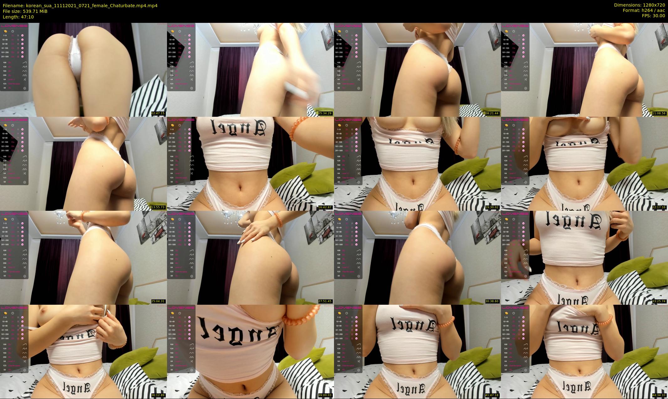 korean_sua — 48 minute Chaturbate female cam show recording, 720p, Nov 11, 2021