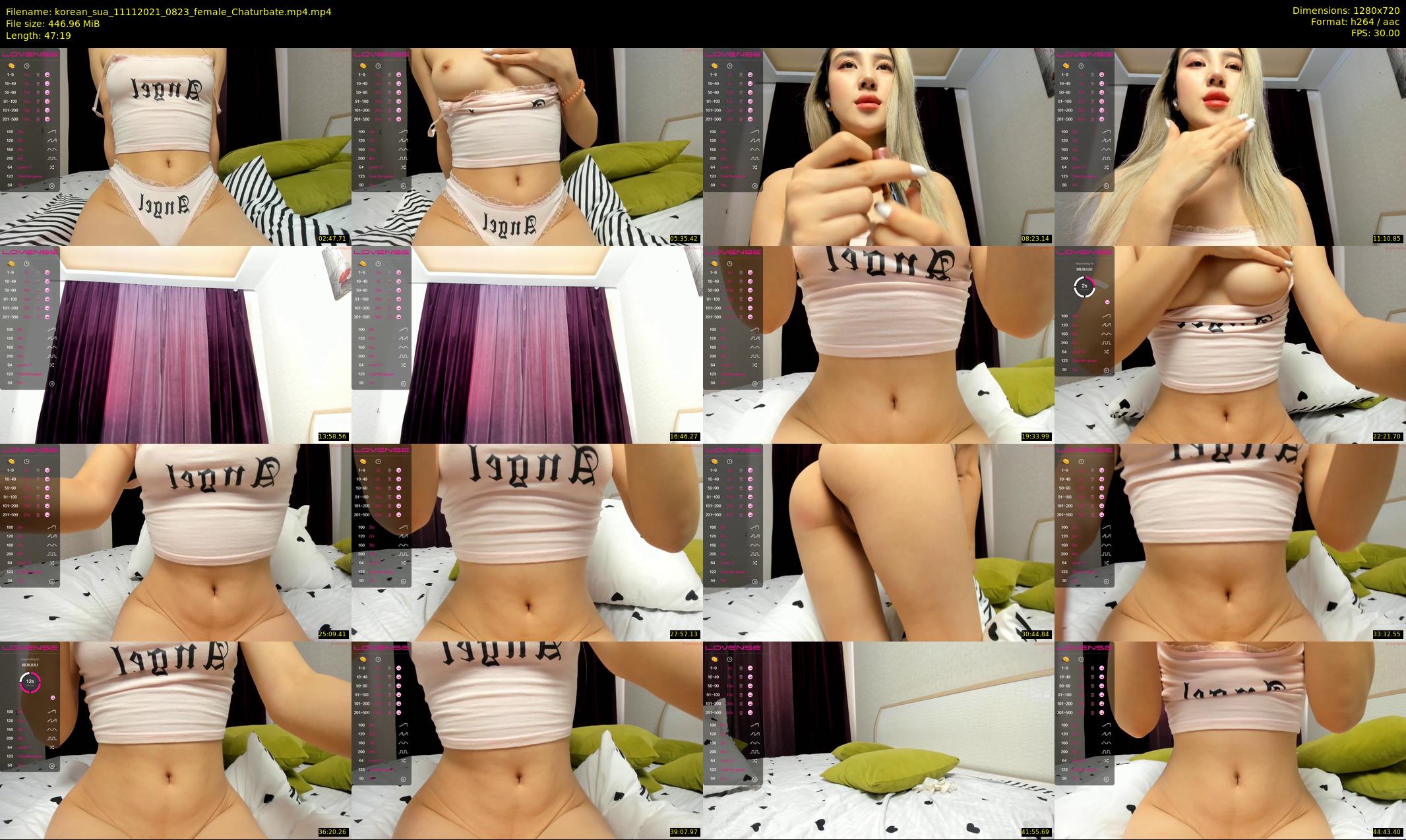 korean_sua — 48 minute Chaturbate female cam show recording, 720p, Nov 11, 2021