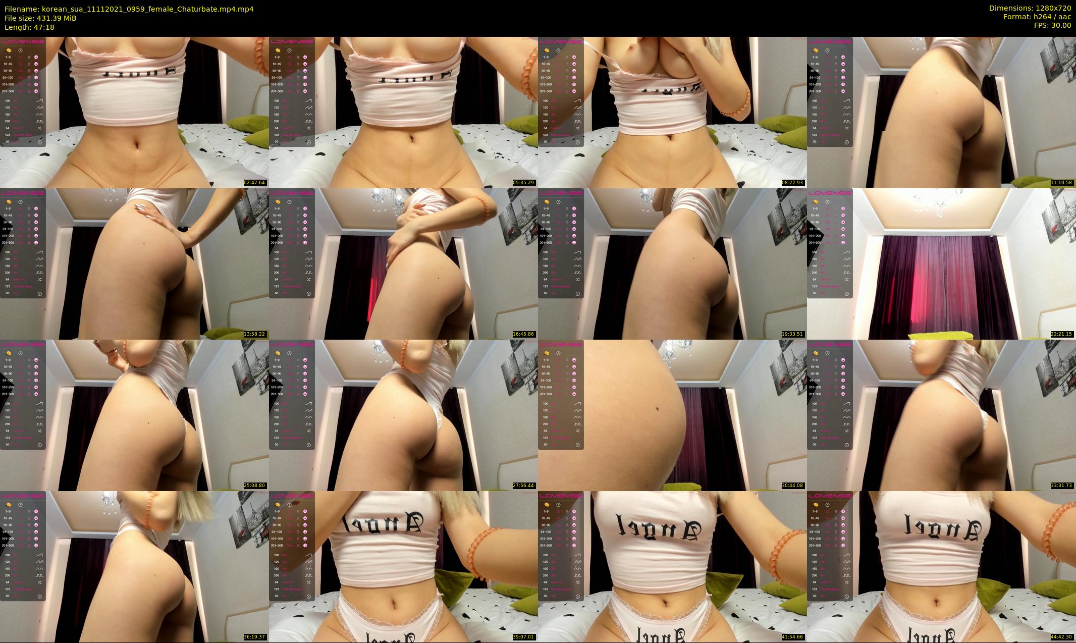 korean_sua — 48 minute Chaturbate female cam show recording, 720p, Nov 11, 2021