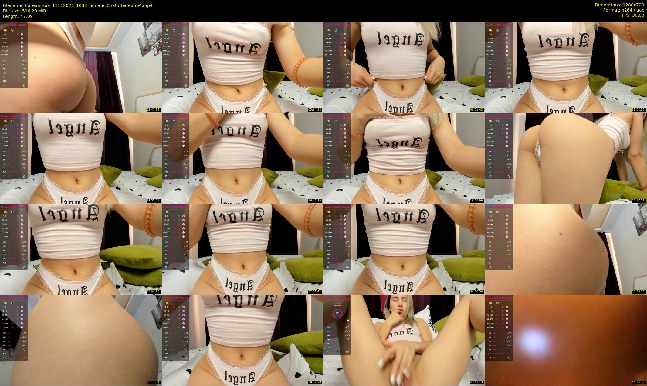 korean_sua — 48 minute Chaturbate female cam show recording, 720p, Nov 11, 2021