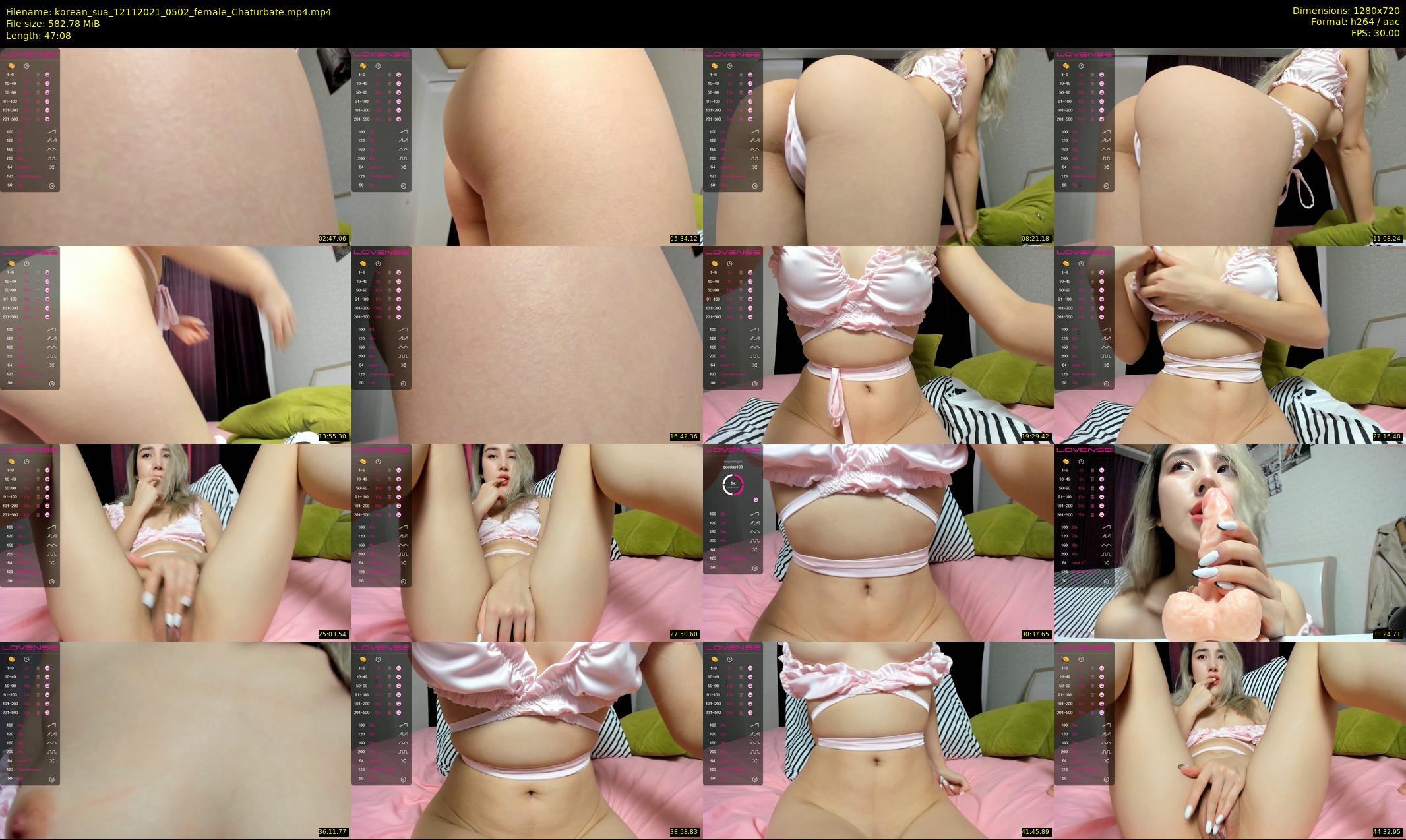 korean_sua — 48 minute Chaturbate female cam show recording, 720p, Nov 12, 2021