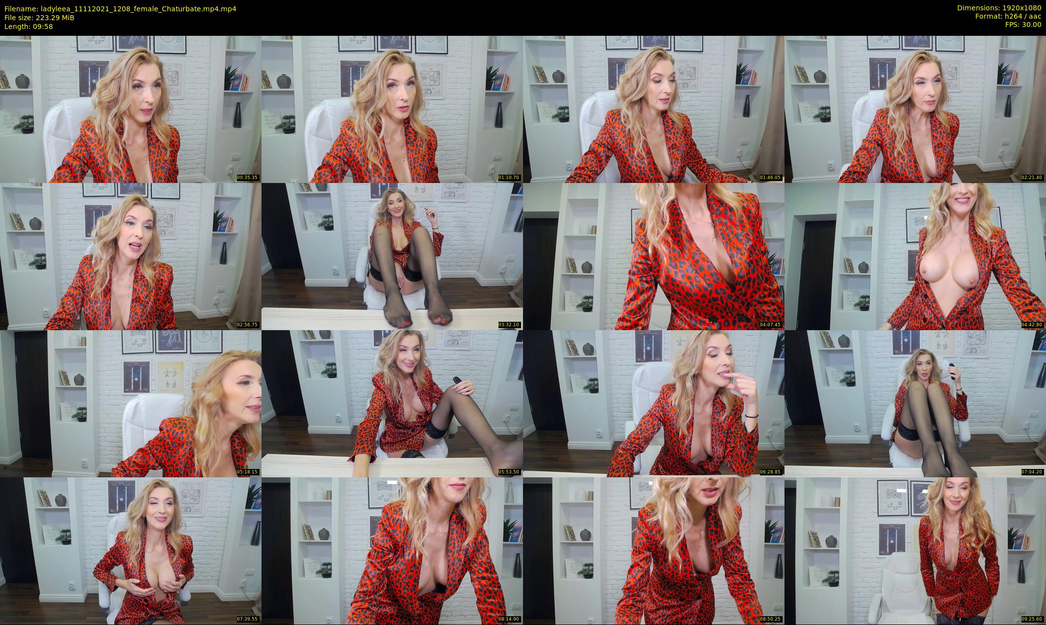 ladyleea — 10 minute Chaturbate female cam show recording, 1080p, Nov 11, 2021
