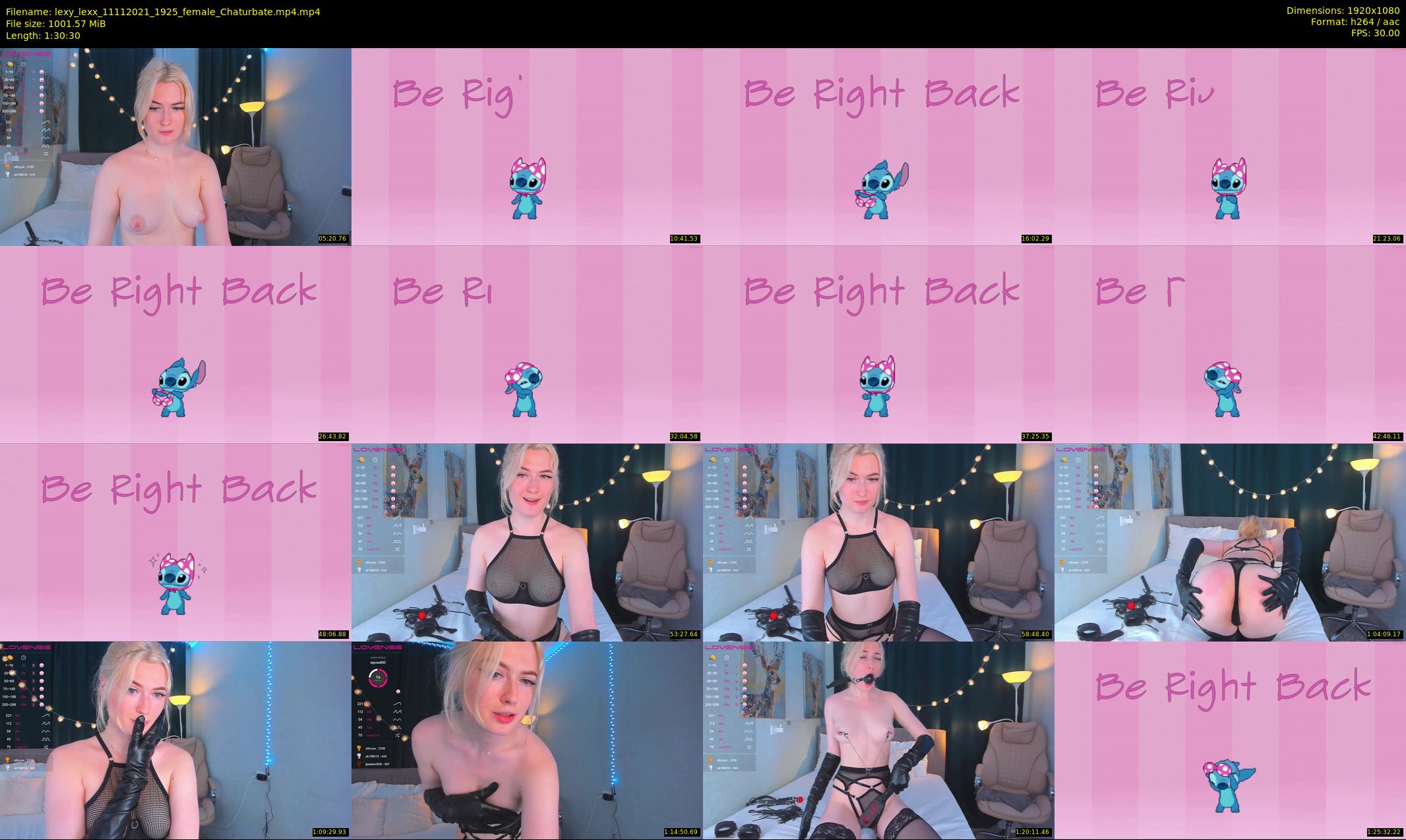 lexy_lexx — 91 minute Chaturbate female cam show recording, 1080p, Nov 11, 2021