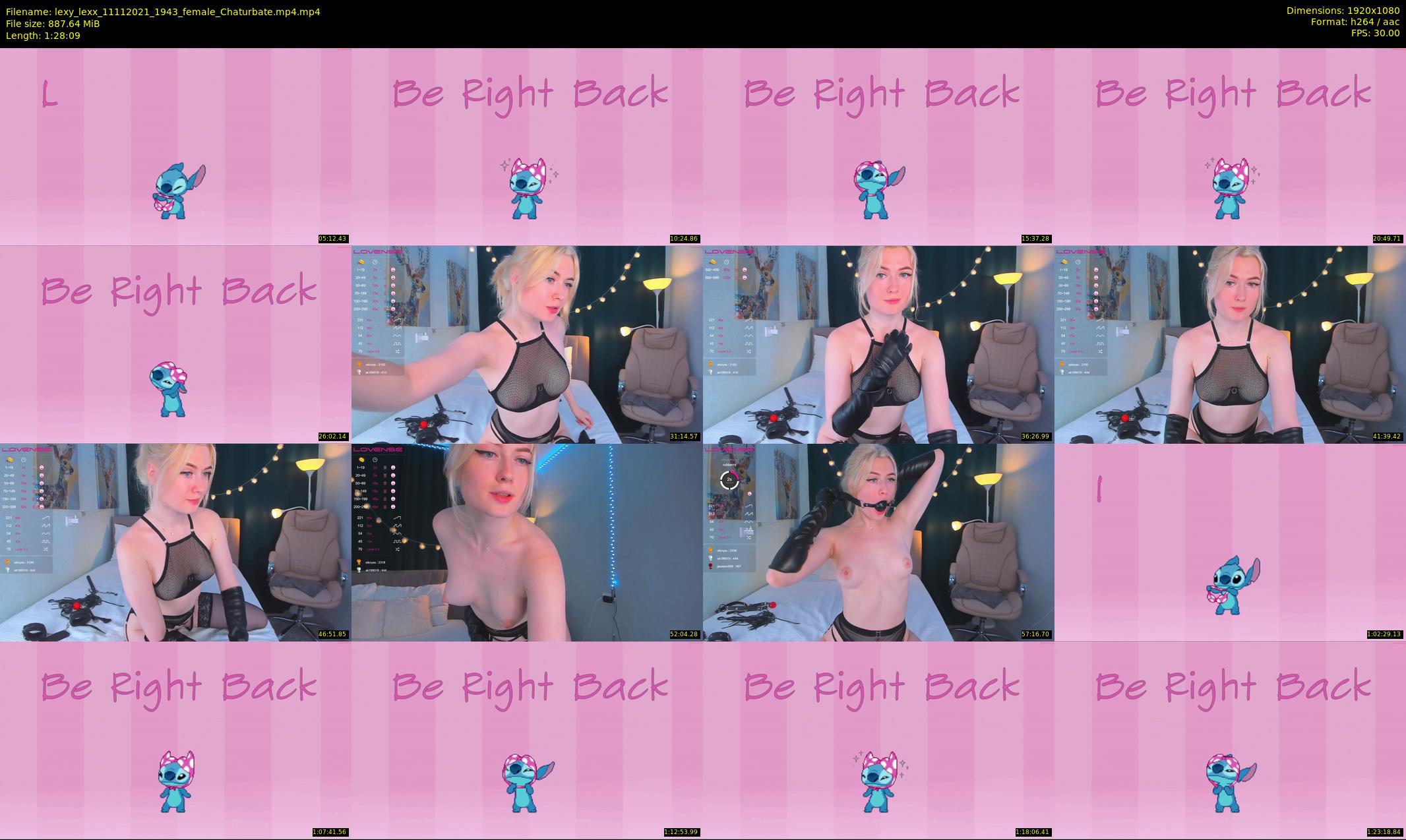 lexy_lexx — 89 minute Chaturbate female cam show recording, 1080p, Nov 11, 2021