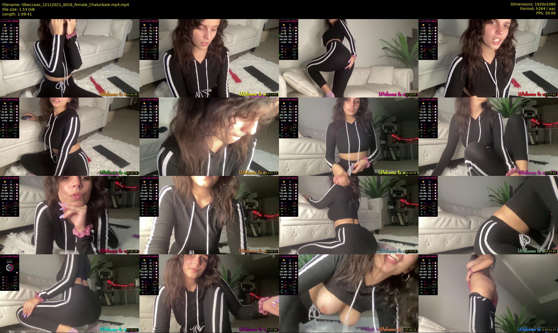 lilbeccaxo — 70 minute Chaturbate female cam show recording, 1080p, Nov 12, 2021