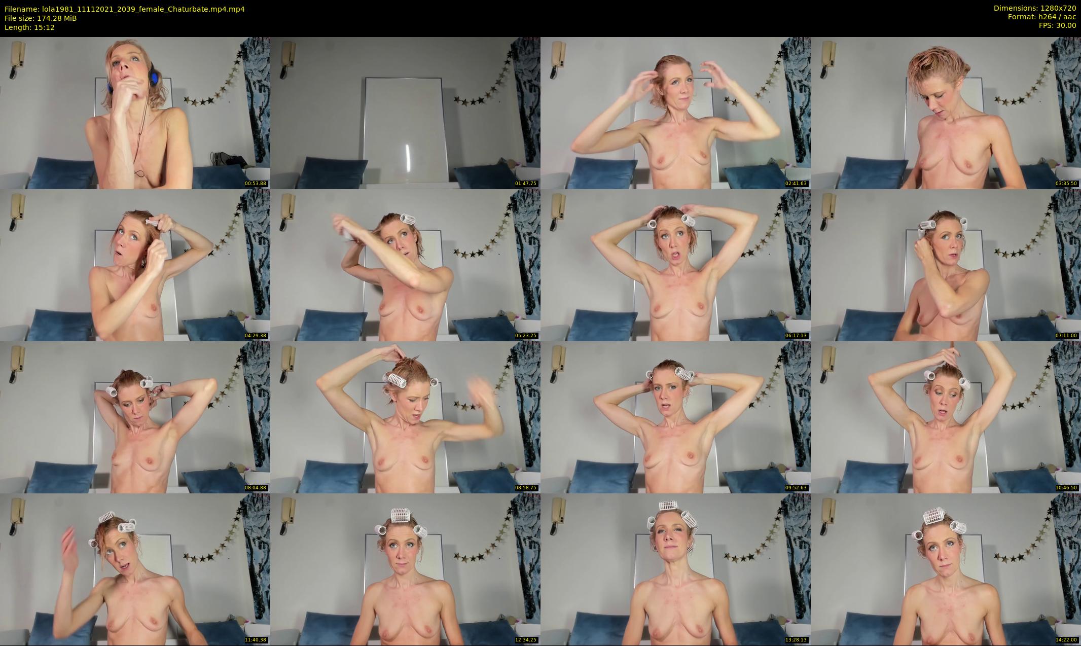 lola1981 — 16 minute Chaturbate female cam show recording, 720p, Nov 11, 2021