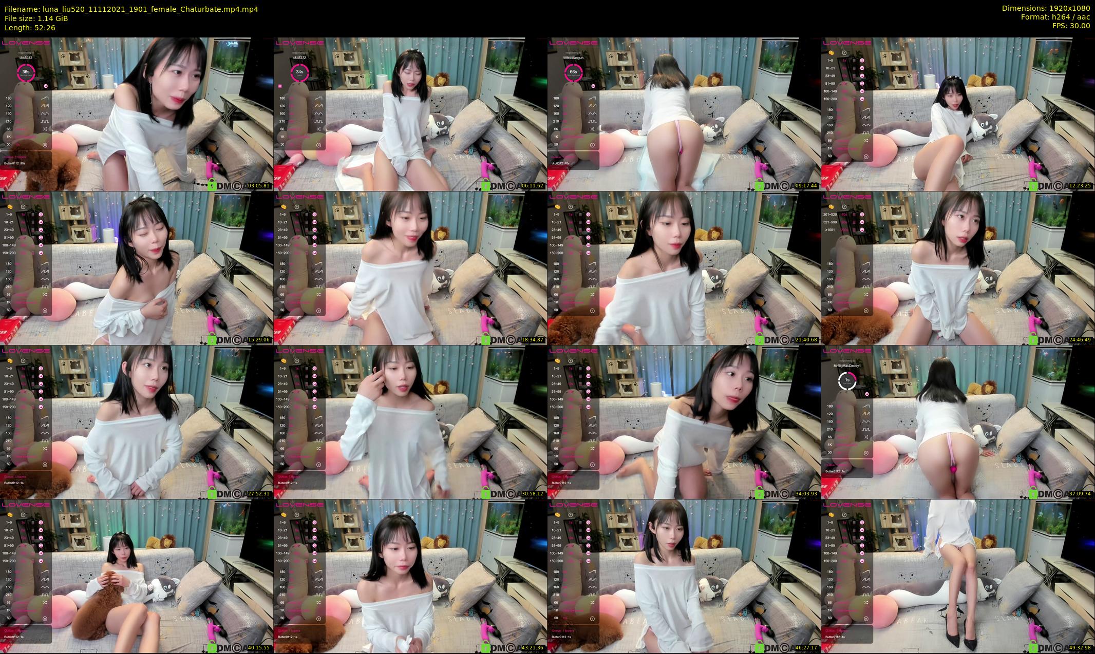 luna_liu520 — 53 minute Chaturbate female cam show recording, 1080p, Nov 11, 2021