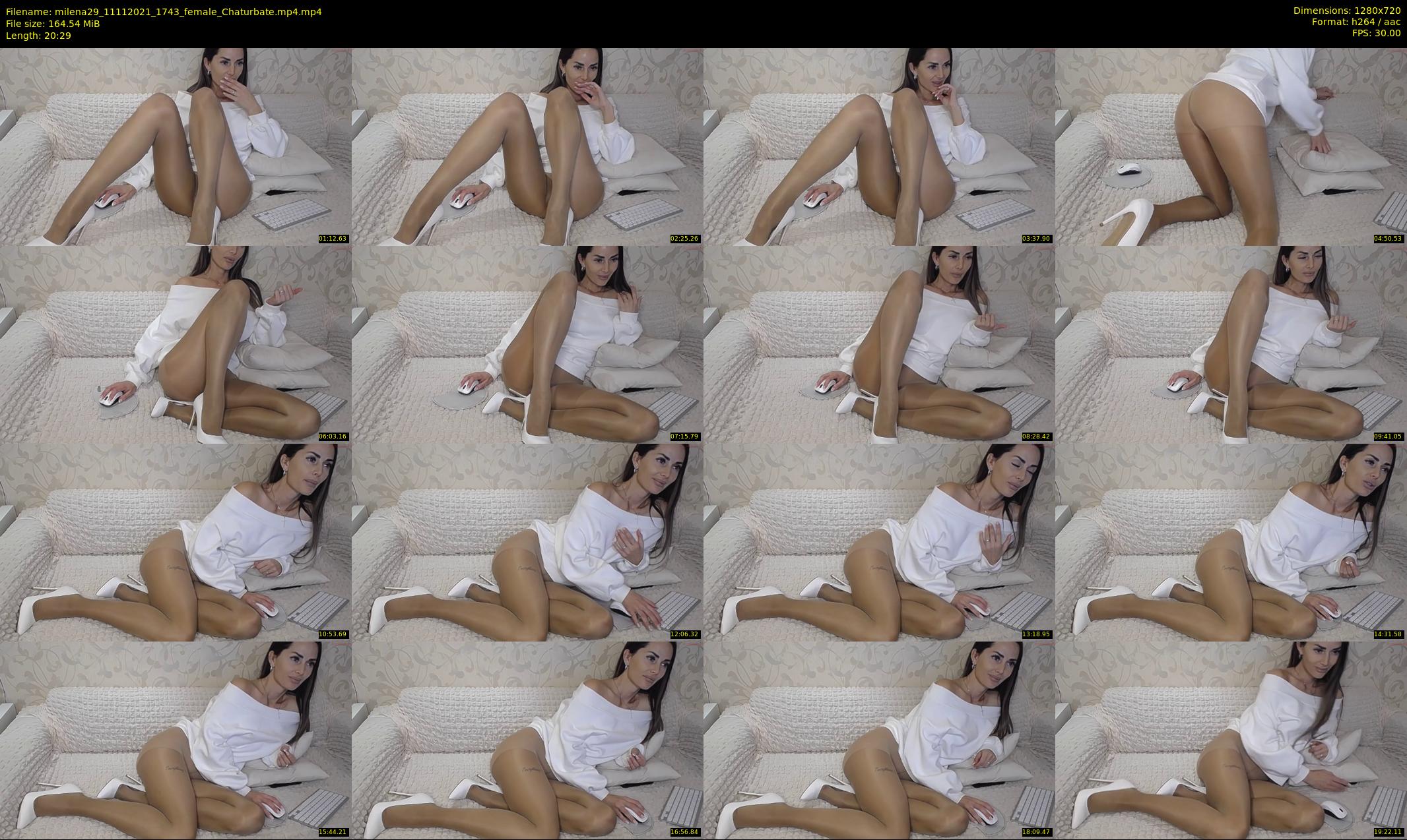 milena29 — 21 minute Chaturbate female cam show recording, 720p, Nov 11, 2021