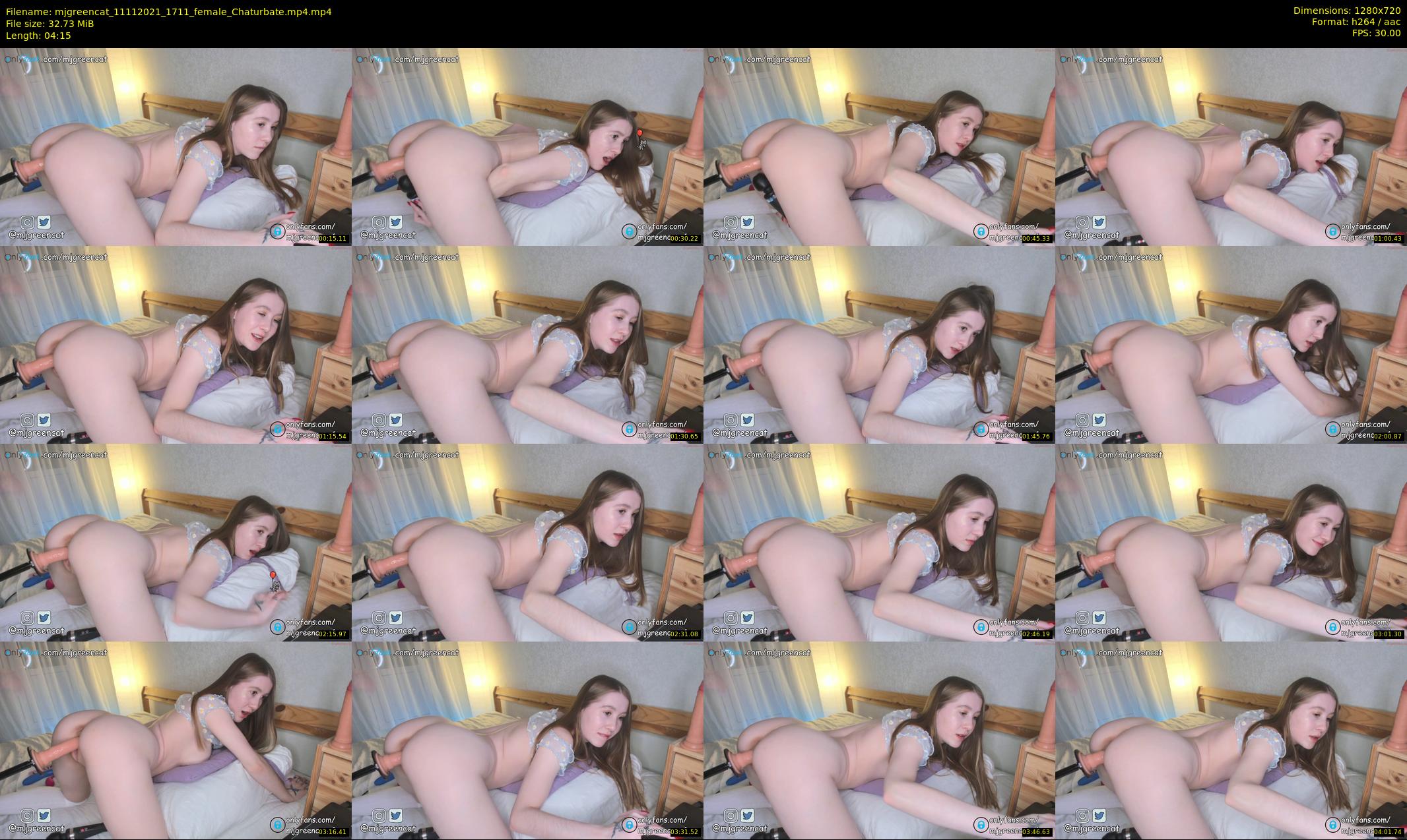 mjgreencat — 5 minute Chaturbate female cam show recording, 720p, Nov 11, 2021