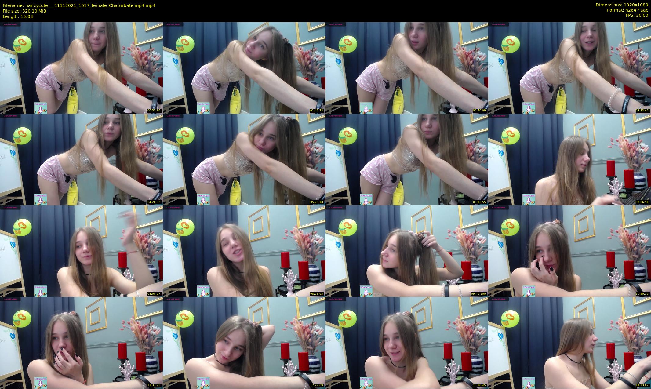 nancycute__ — 16 minute Chaturbate female cam show recording, 1080p, Nov 11, 2021