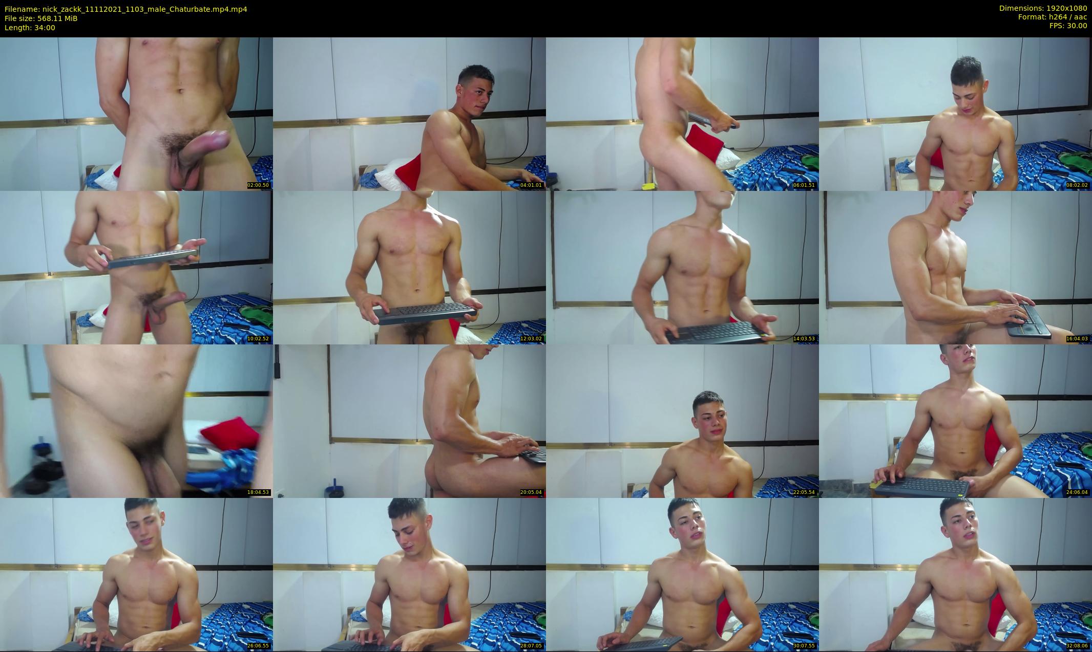 nick_zackk — 34 minute Chaturbate male cam show recording, 1080p, Nov 11, 2021