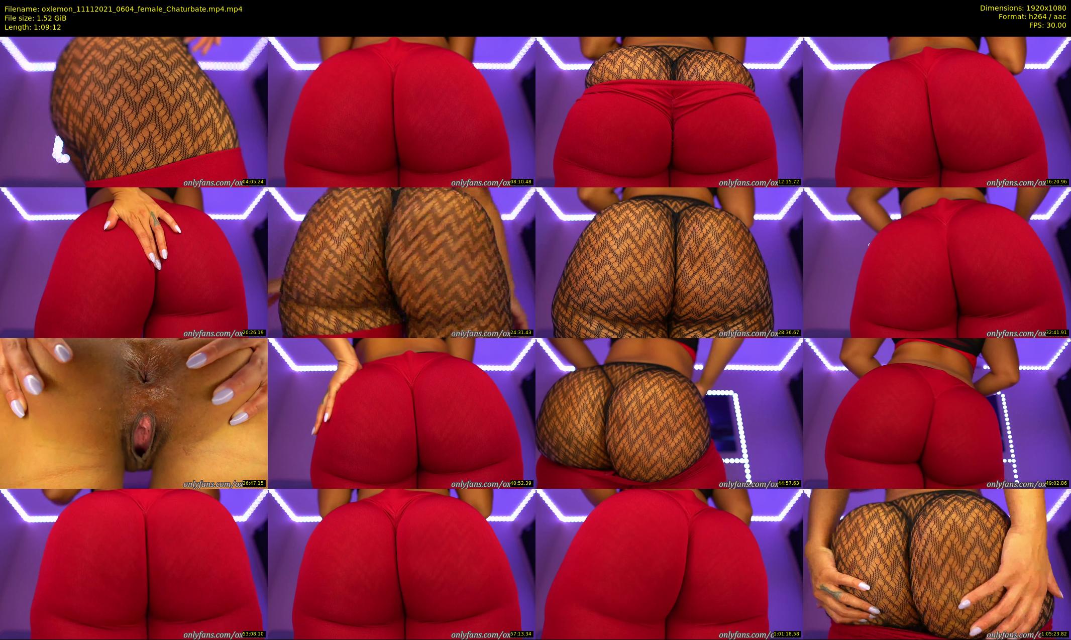 oxlemon — 70 minute Chaturbate female cam show recording, 1080p, Nov 11, 2021