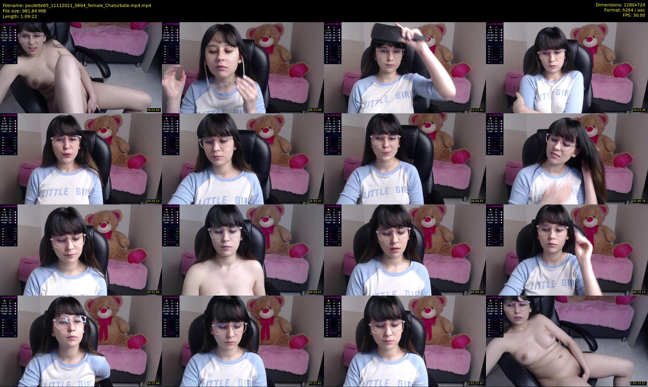 paulette65 — 70 minute Chaturbate female cam show recording, 720p, Nov 11, 2021