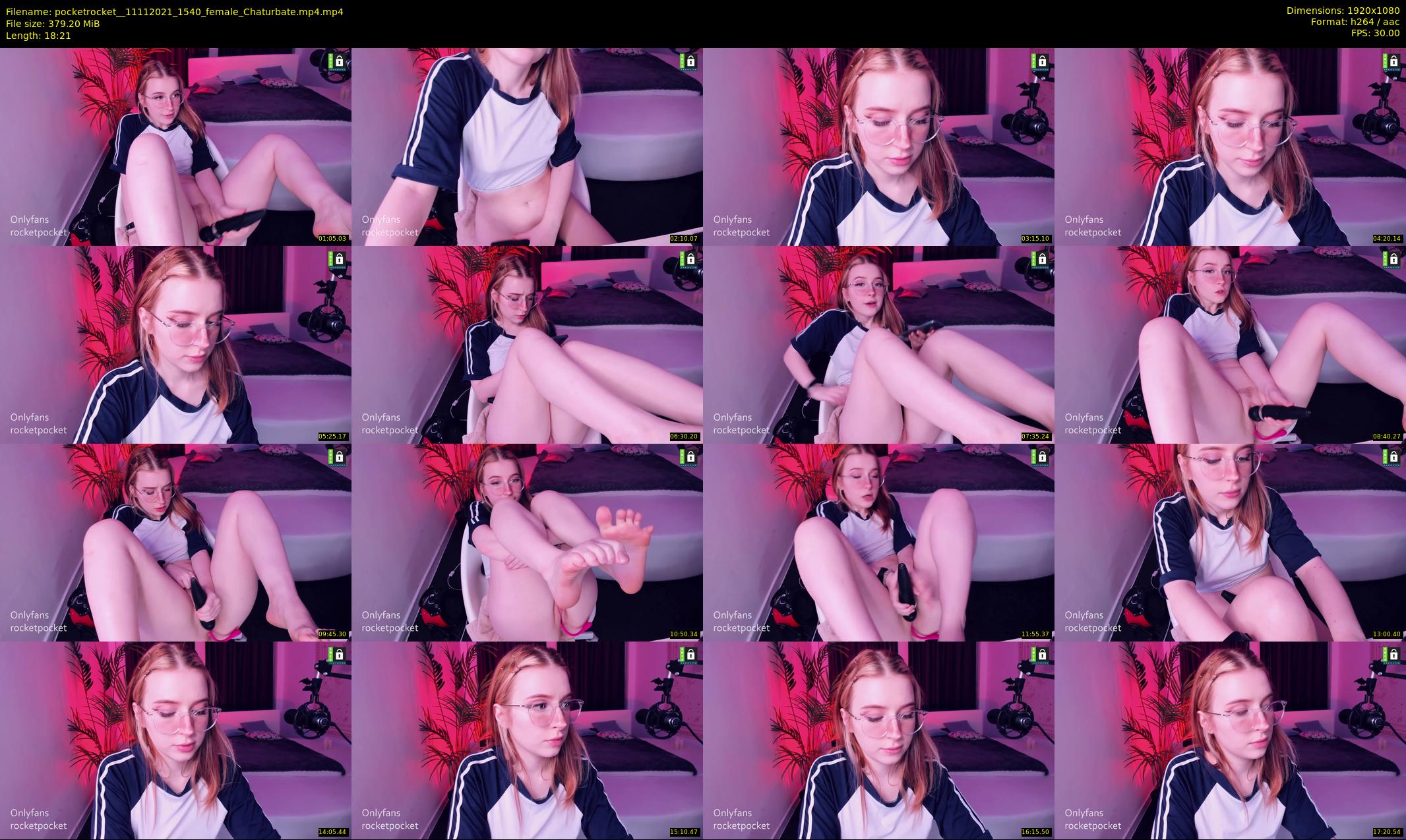 pocketrocket_ — 19 minute Chaturbate female cam show recording, 1080p, Nov 11, 2021