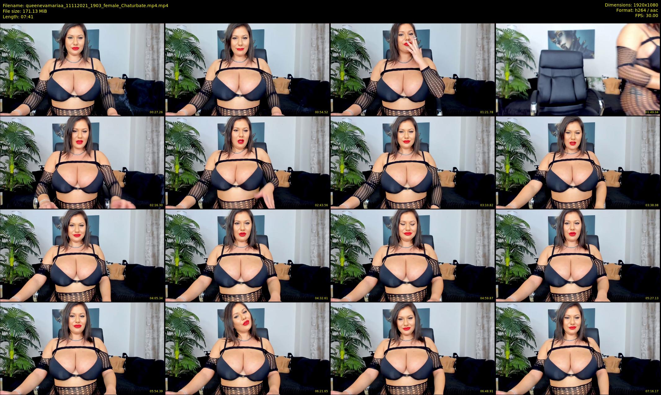 queenevamariaa — 8 minute Chaturbate female cam show recording, 1080p, Nov 11, 2021