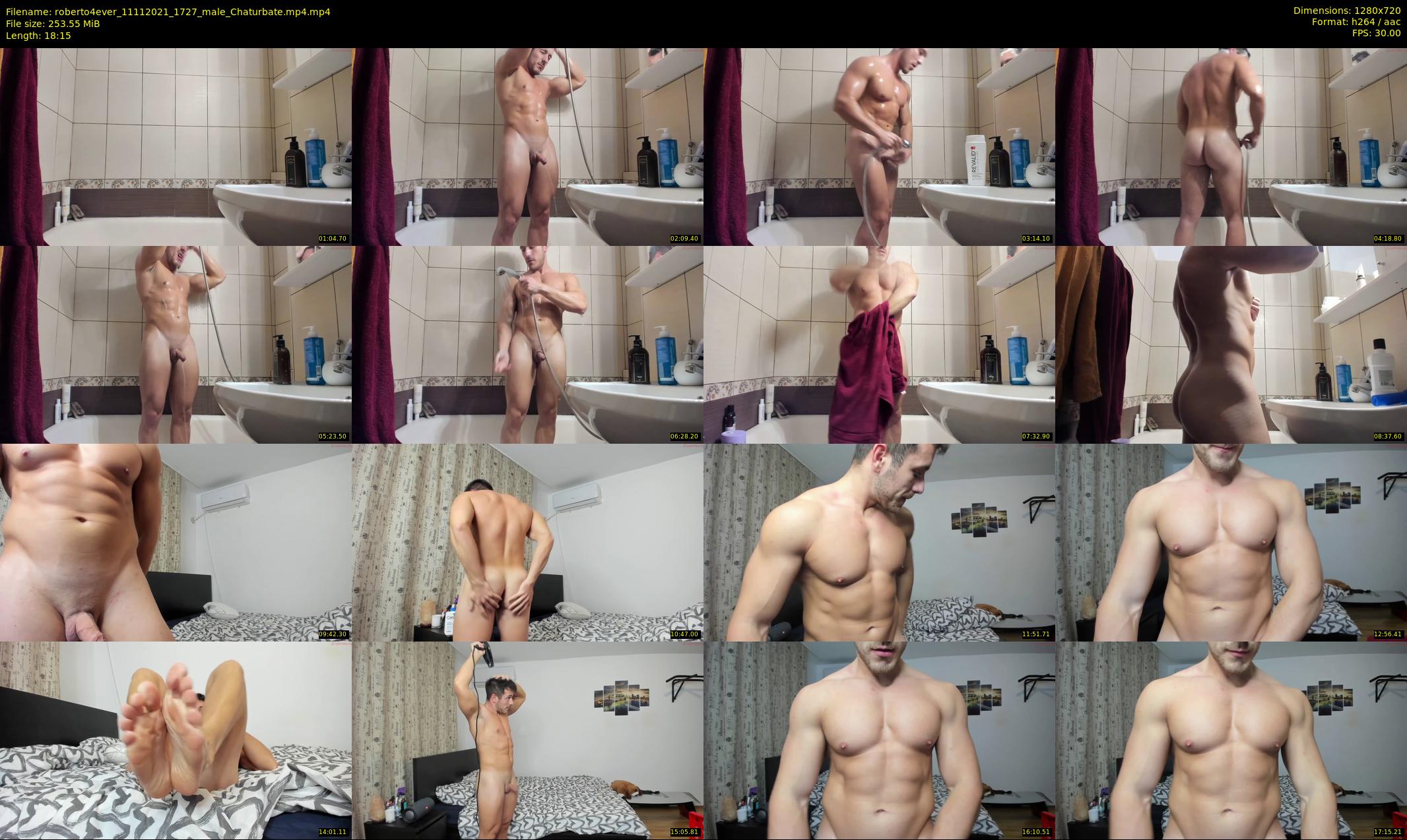 roberto4ever — 19 minute Chaturbate male cam show recording, 720p, Nov 11, 2021