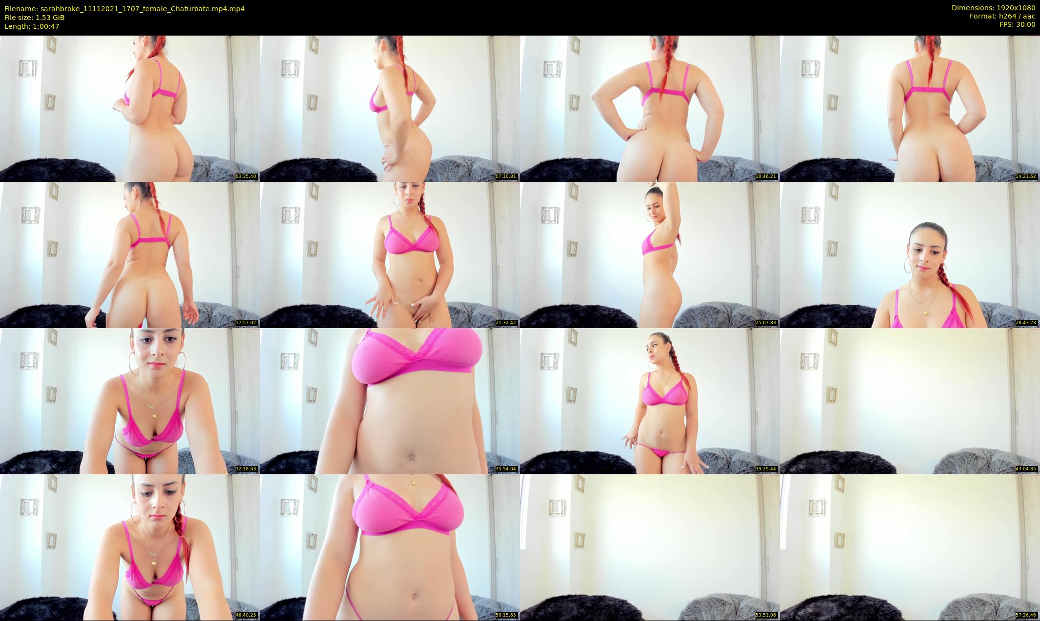 sarahbroke — 61 minute Chaturbate female cam show recording, 1080p, Nov 11, 2021