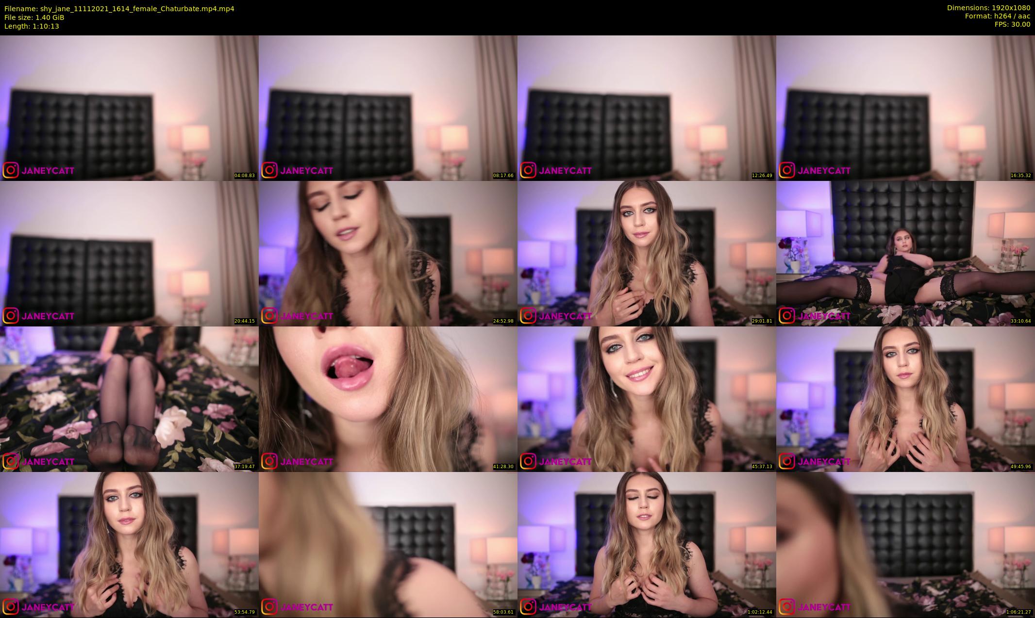 shy_jane — 71 minute Chaturbate female cam show recording, 1080p, Nov 11, 2021
