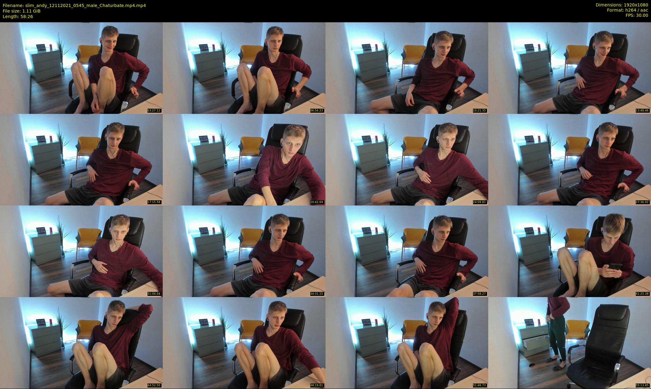 slim_andy — 59 minute Chaturbate male cam show recording, 1080p, Nov 12, 2021
