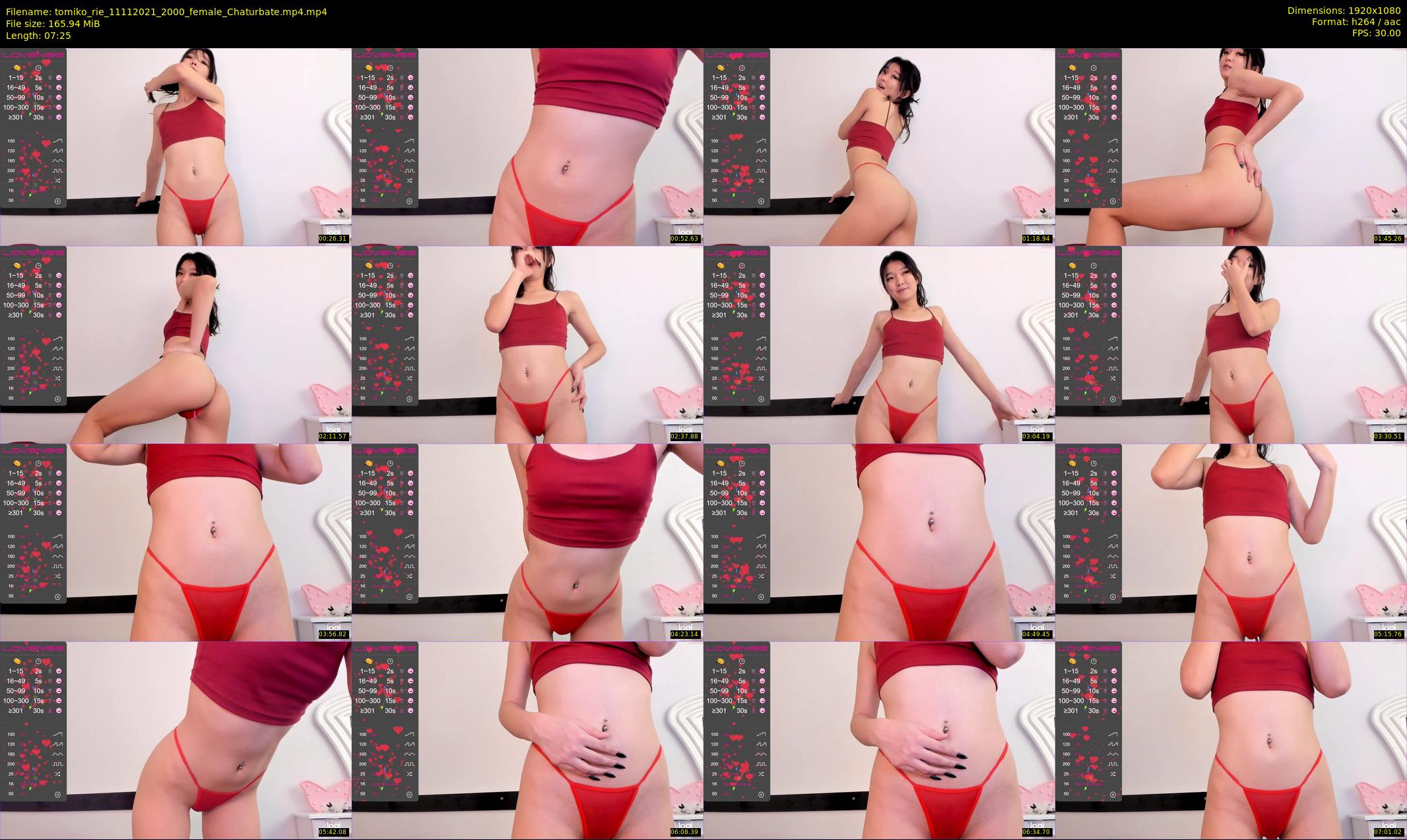 tomiko_rie — 8 minute Chaturbate female cam show recording, 1080p, Nov 11, 2021