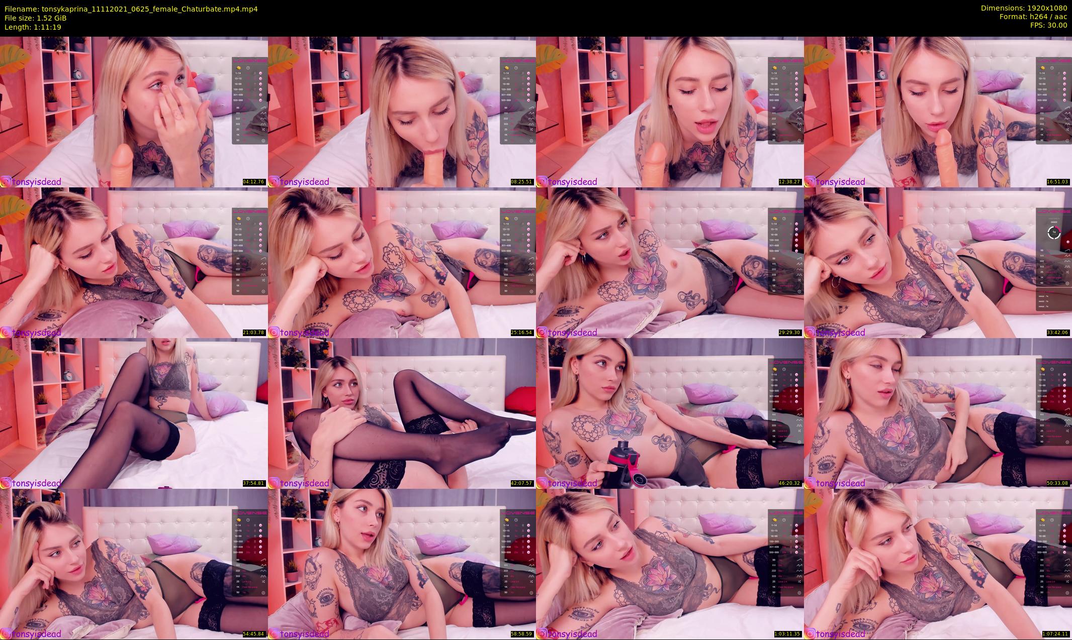 tonsykaprina — 72 minute Chaturbate couple cam show recording, 1080p, Nov 11, 2021