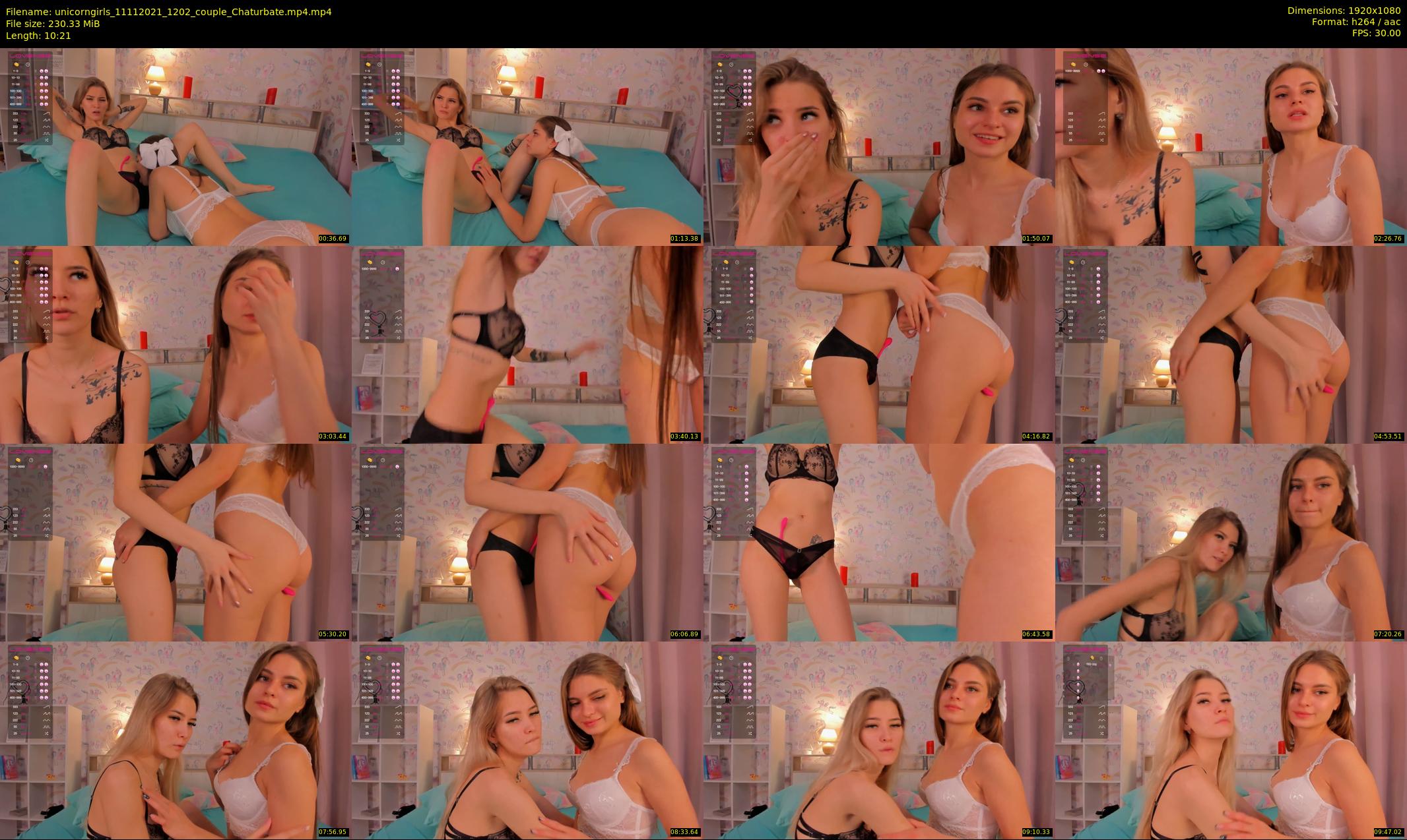 unicorngirls — 11 minute Chaturbate couple cam show recording, 1080p, Nov 11, 2021