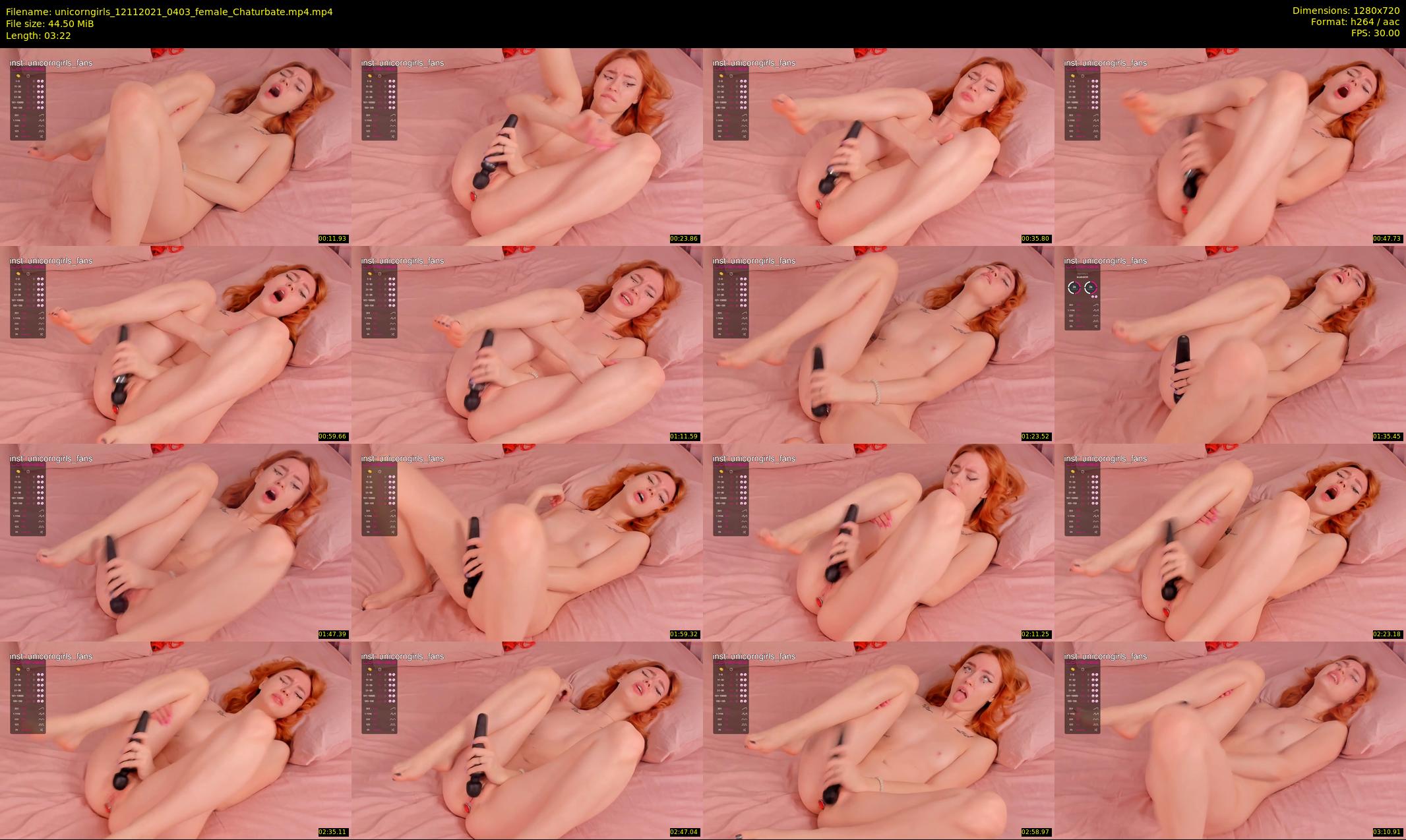 unicorngirls — 4 minute Chaturbate couple cam show recording, 720p, Nov 12, 2021