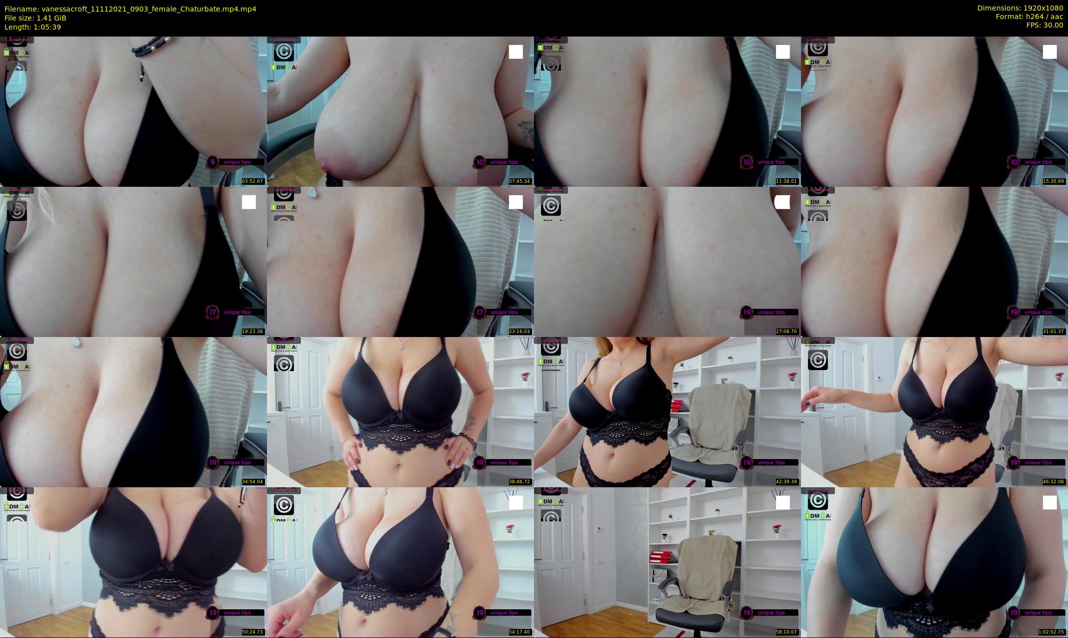 vanessacroft — 66 minute Chaturbate female cam show recording, 1080p, Nov 11, 2021