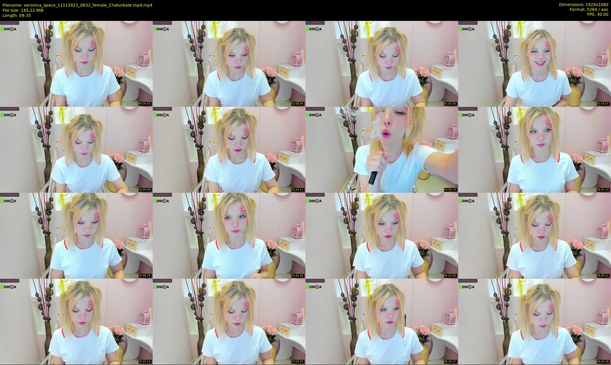 veronica_space — 10 minute Chaturbate female cam show recording, 1080p, Nov 11, 2021
