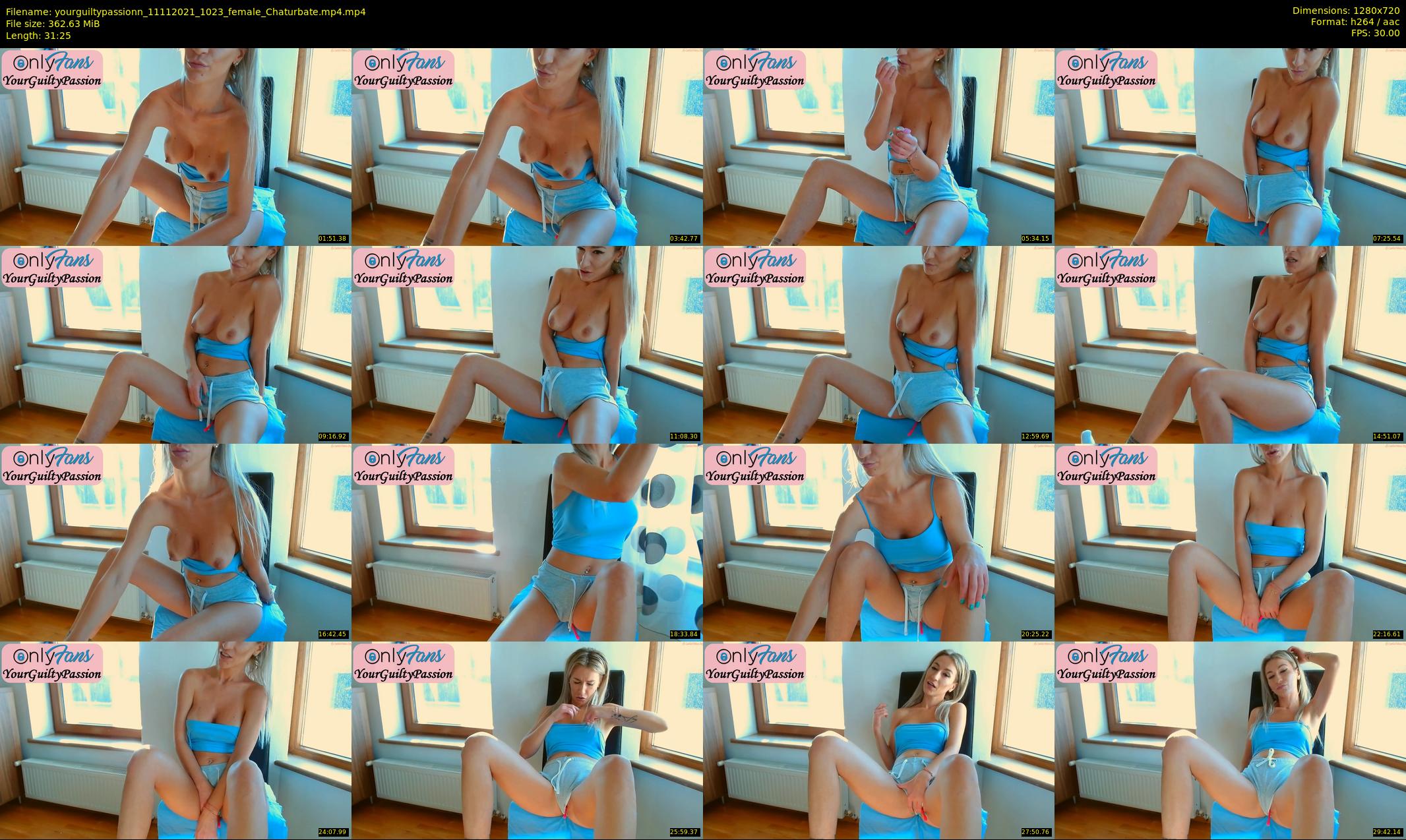 yourguiltypassionn — 32 minute Chaturbate female cam show recording, 720p, Nov 11, 2021