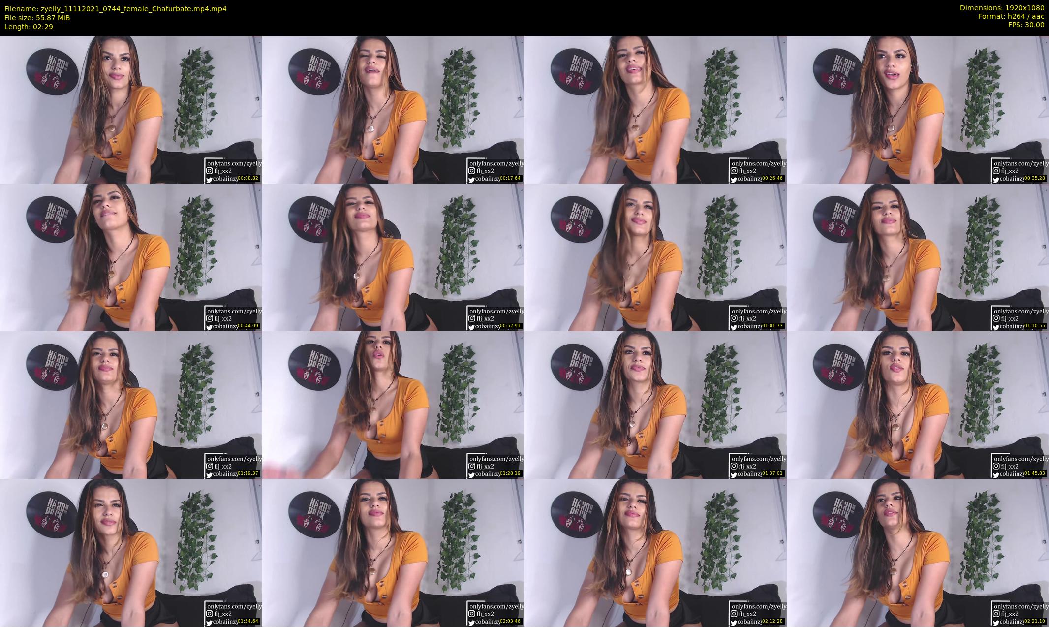 zyelly — 3 minute Chaturbate female cam show recording, 1080p, Nov 11, 2021