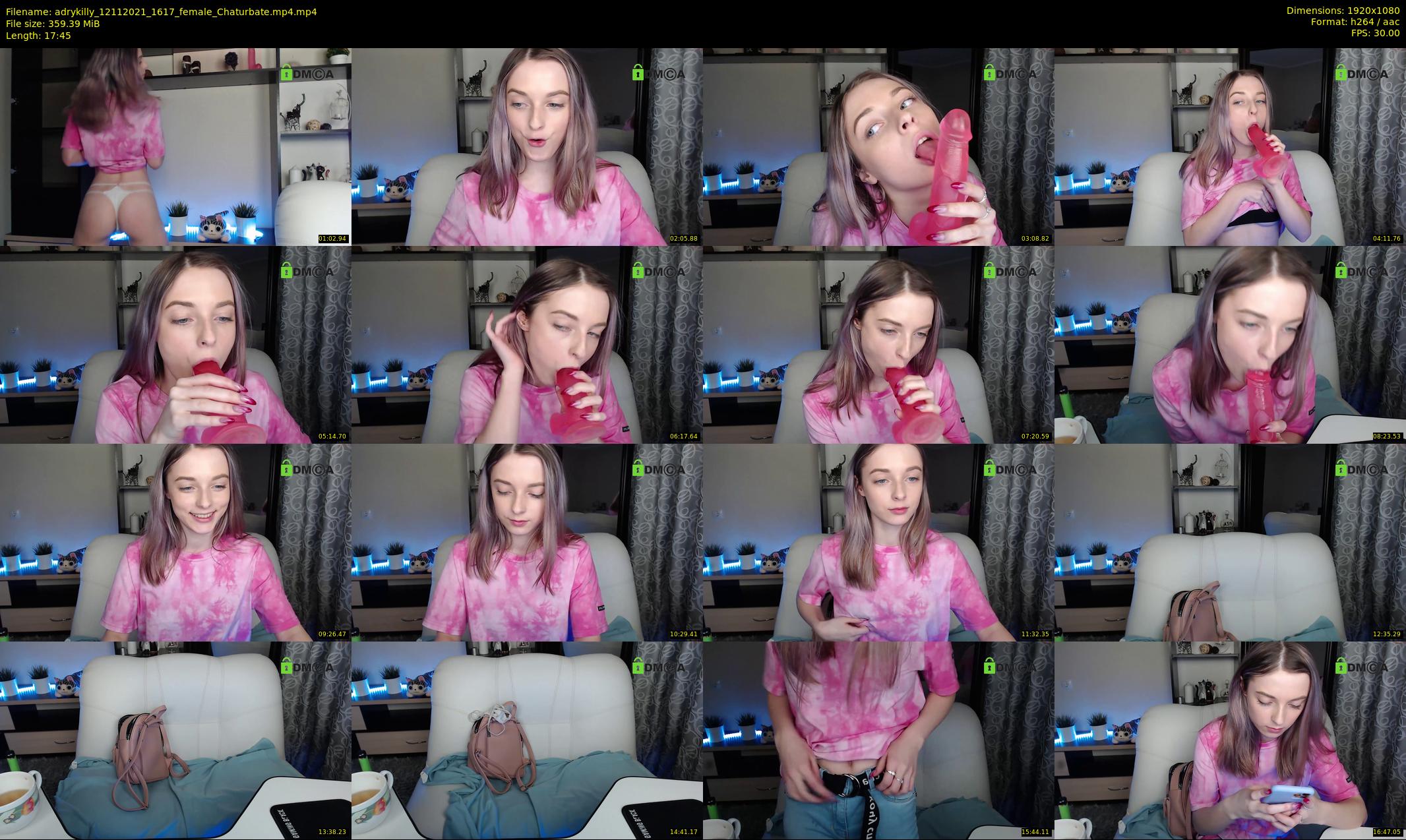 adrykilly — 18 minute Chaturbate female cam show recording, 1080p, Nov 12, 2021
