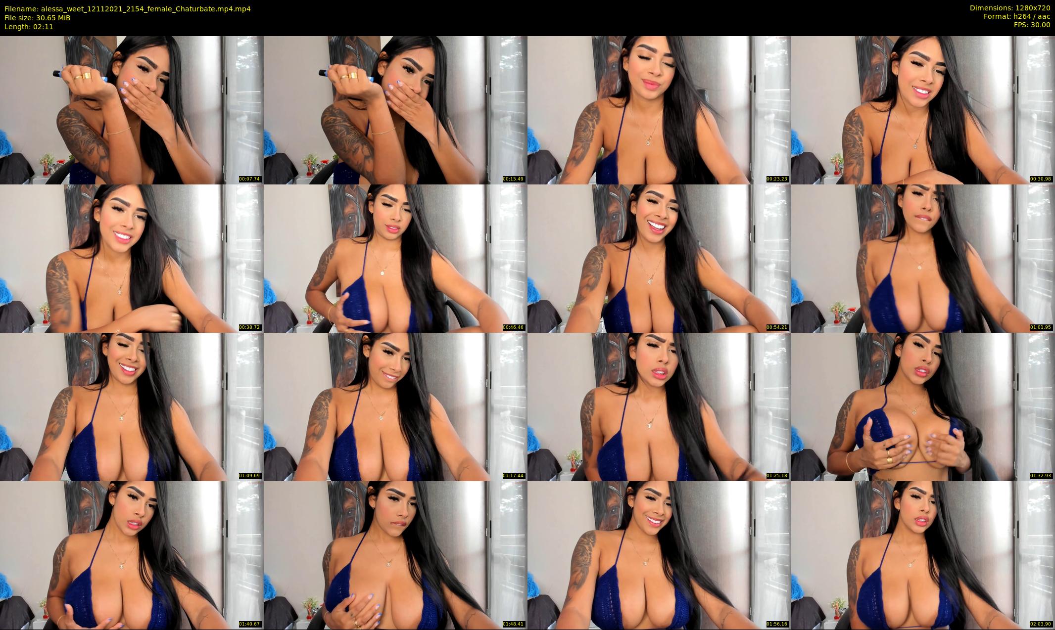 alessa_weet — 3 minute Chaturbate female cam show recording, 720p, Nov 12, 2021