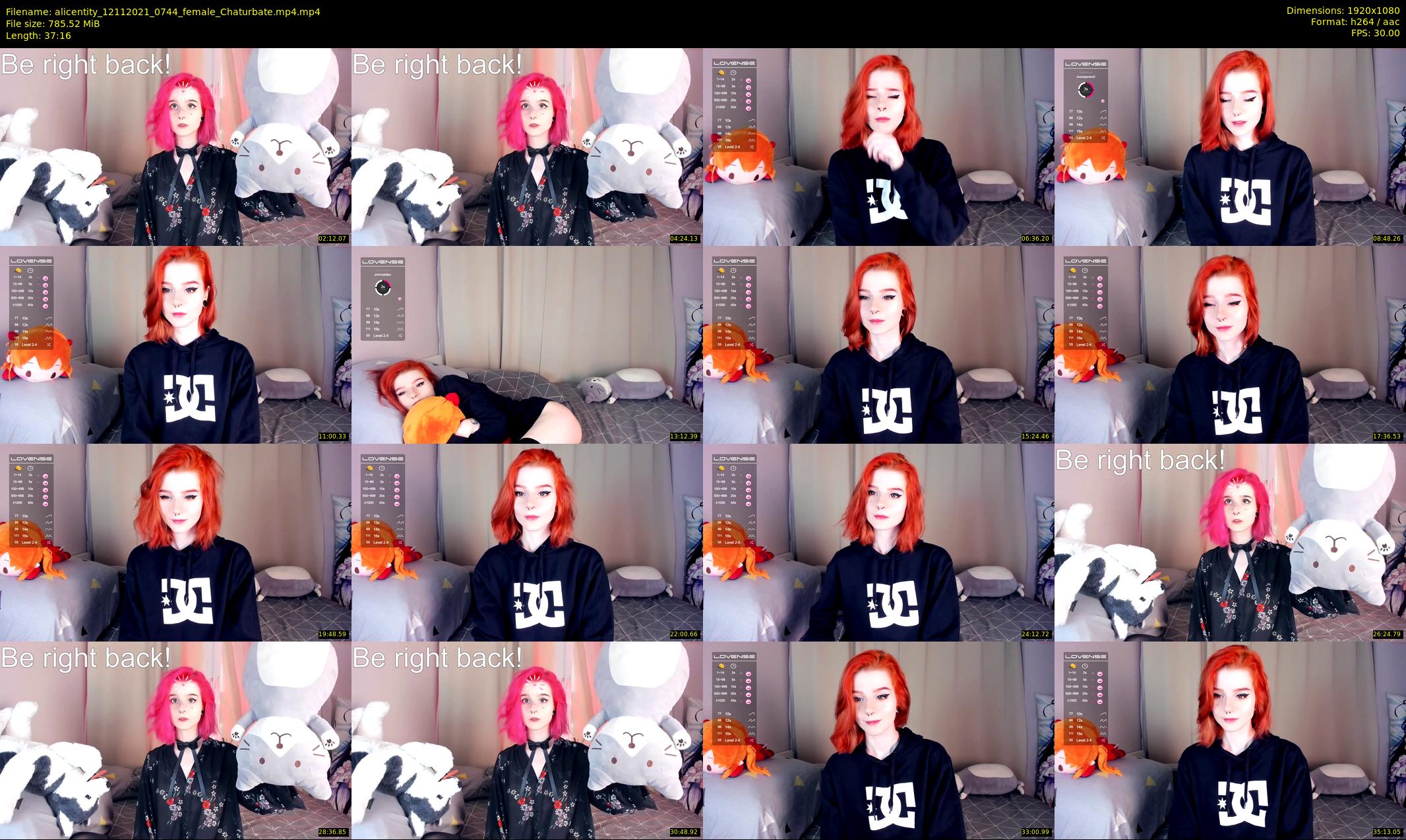 alicentity — 38 minute Chaturbate female cam show recording, 1080p, Nov 12, 2021