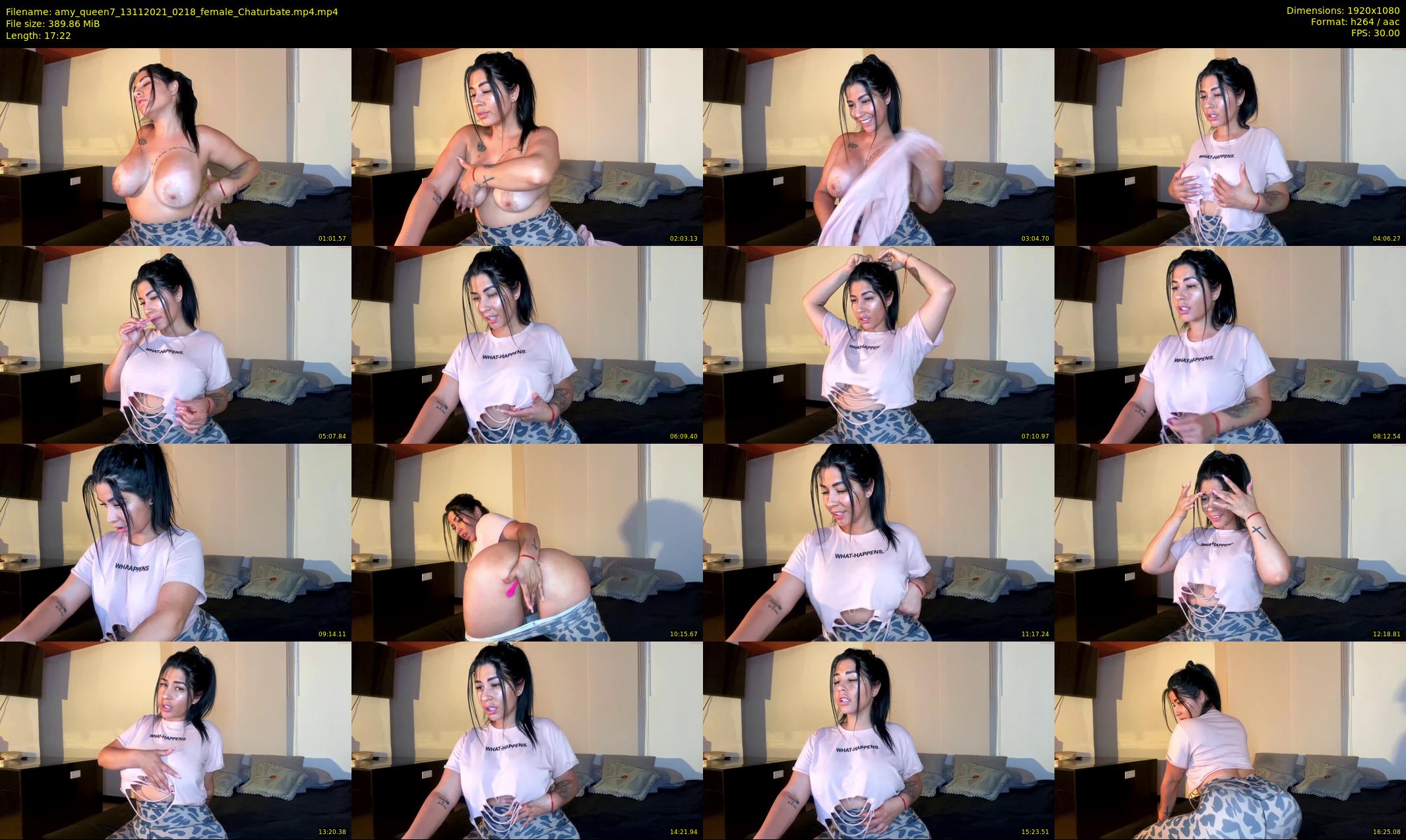 amy_queen7 — 18 minute Chaturbate female cam show recording, 1080p, Nov 13, 2021